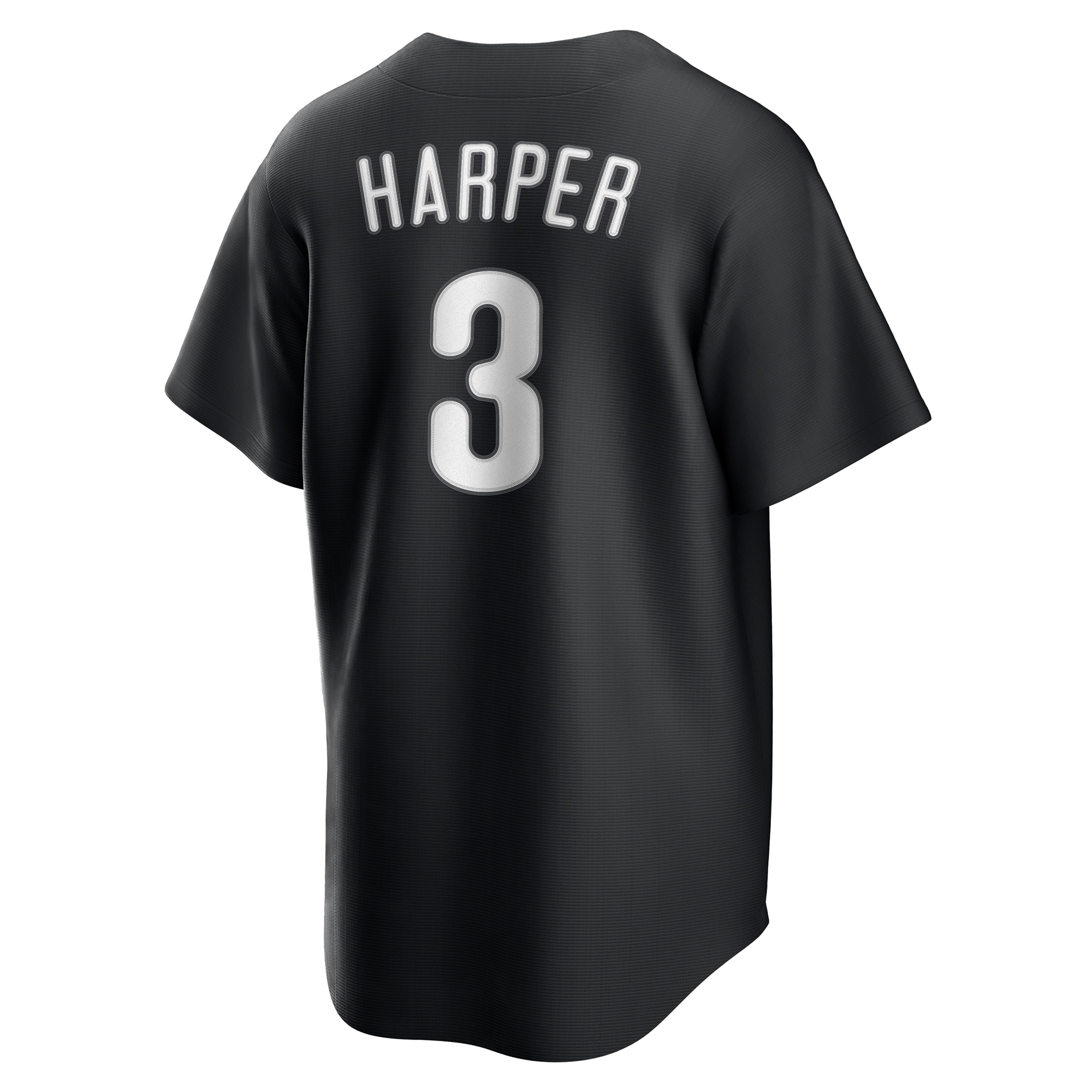 Men's Philadelphia Phillies Bryce Harper Nike Black  Replica Player Jersey