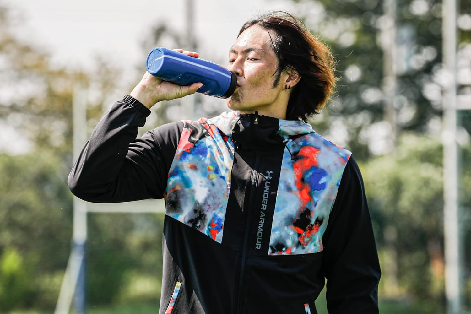 UNDER ARMOUR 32oz Sideline Squeeze Polyester, Royal