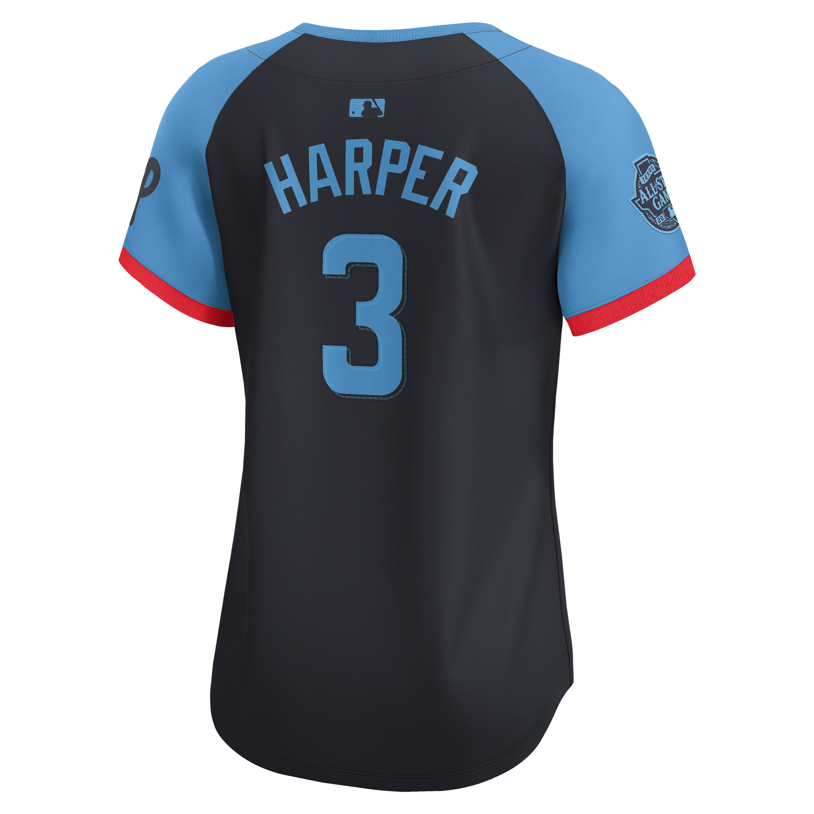 Women's National League Bryce Harper Nike Navy 2024 MLB All-Star Game Limited Player Jersey