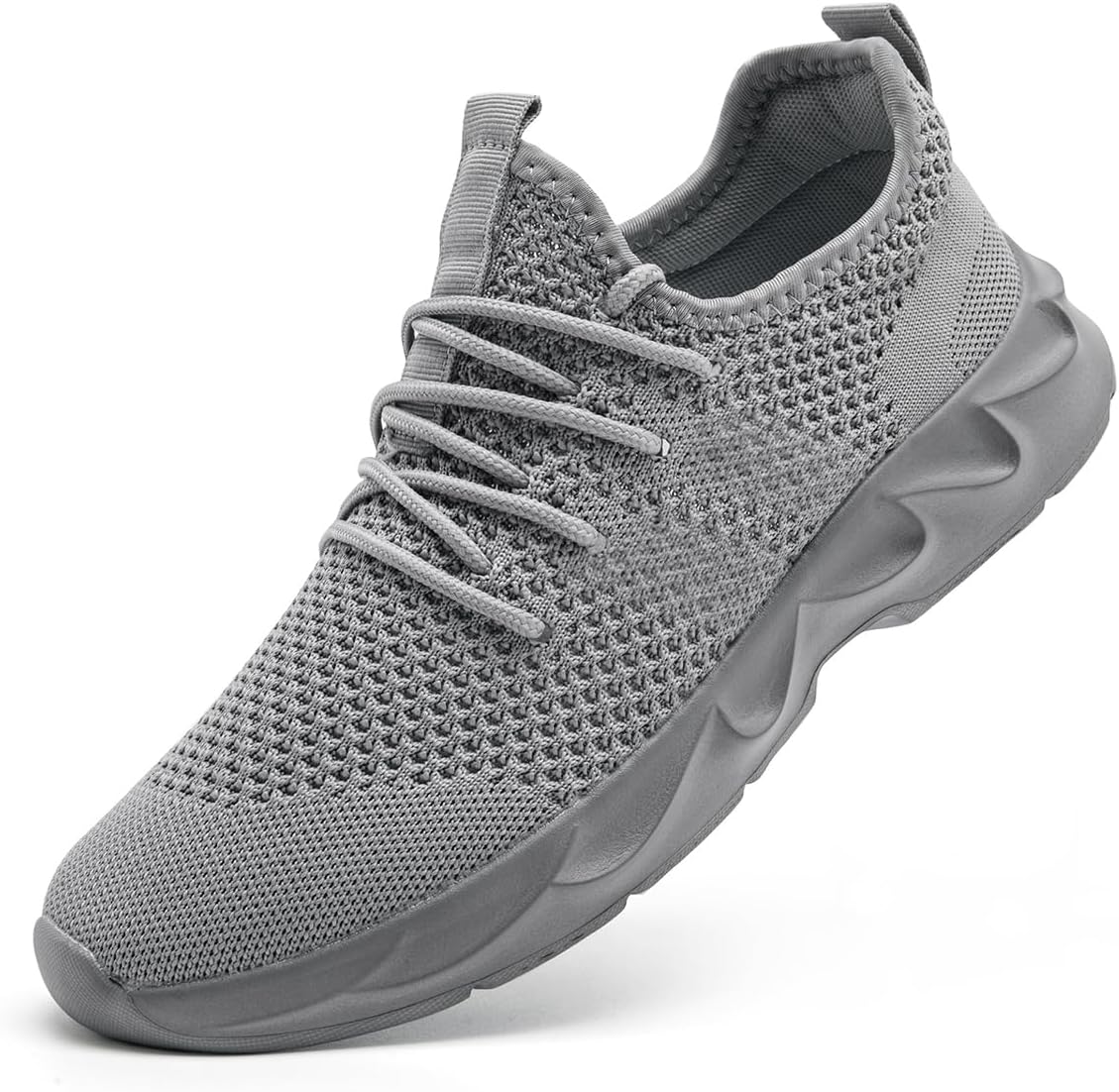 Women Running Shoes Tennis Walking Slip On Sneakers Workout Gym Athletic Jogging Lightweight Breathable Mesh Non-Slip Comfort Sole Cushioned Sports