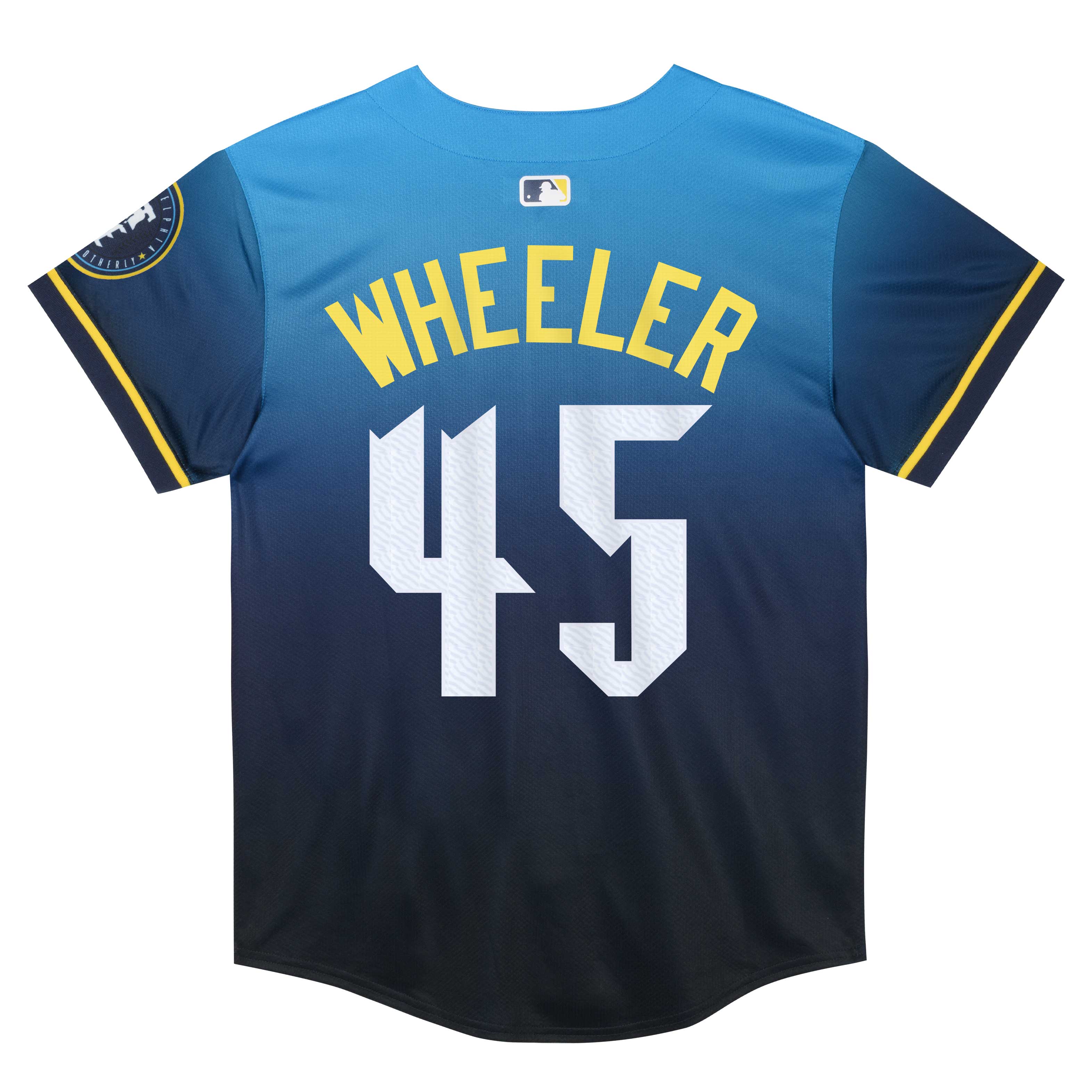 Preschool Philadelphia Phillies Zack Wheeler Nike Blue 2024 City Connect Limited Player Jersey