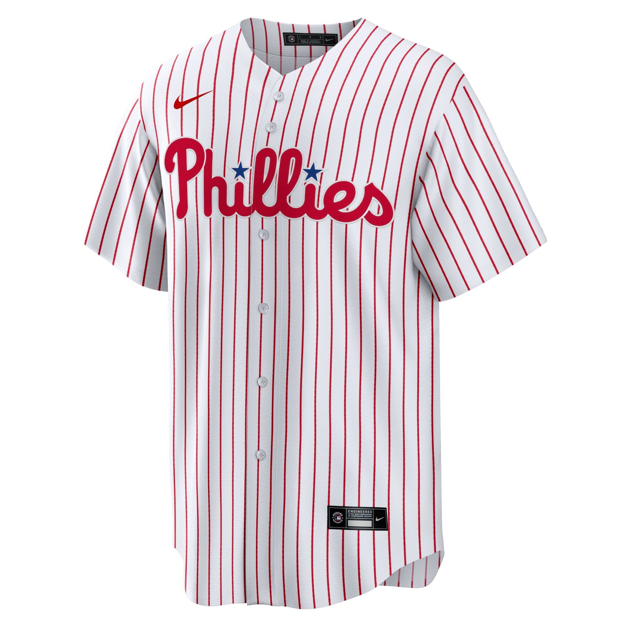 Men's Philadelphia Phillies Alec Bohm Nike White Replica Player Jersey