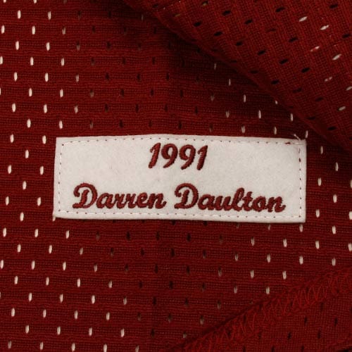 Men's Philadelphia Phillies Darren Daulton Mitchell & Ness Red Cooperstown Mesh Batting Practice Jersey