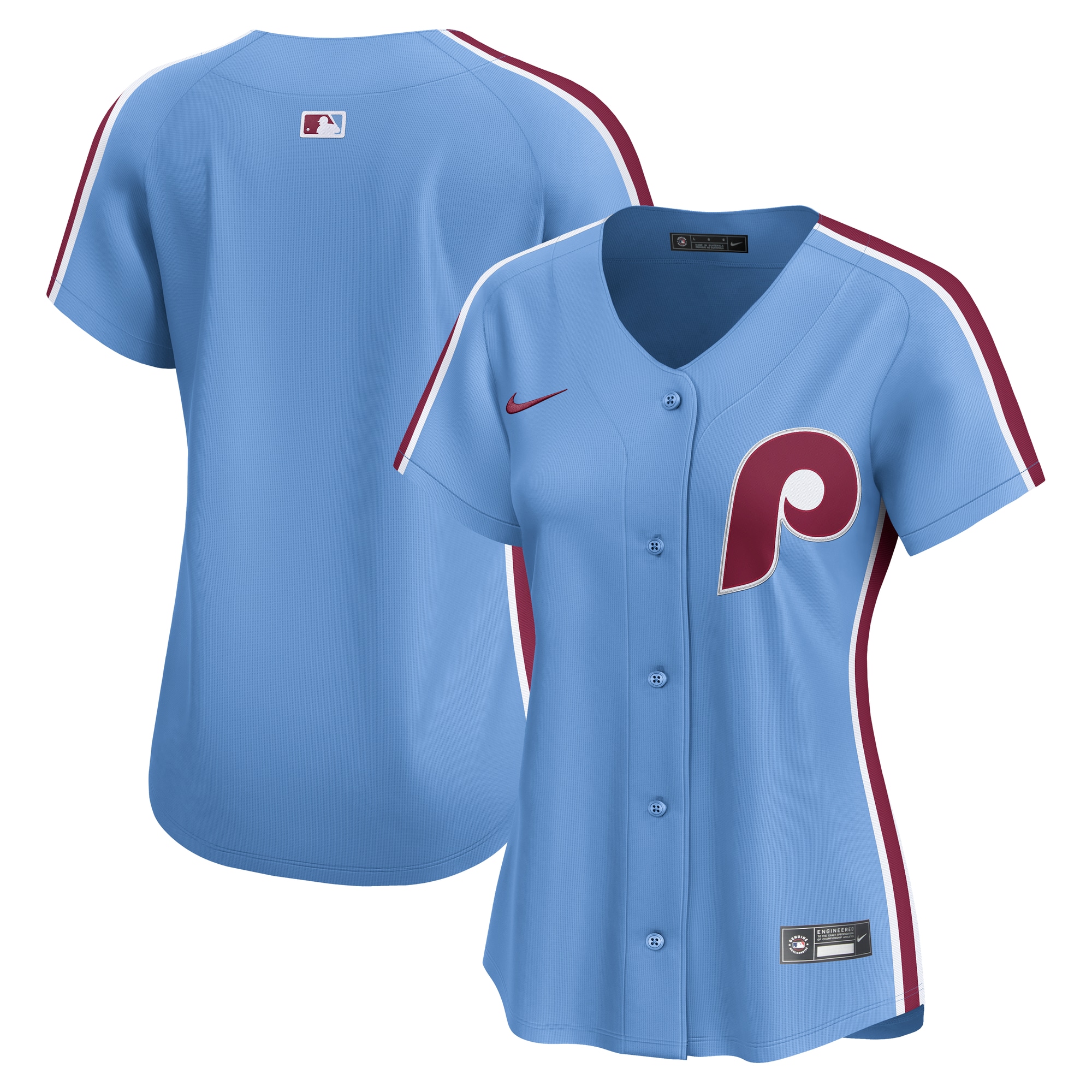 Women's Philadelphia Phillies Nike Light Blue Alternate Limited Jersey