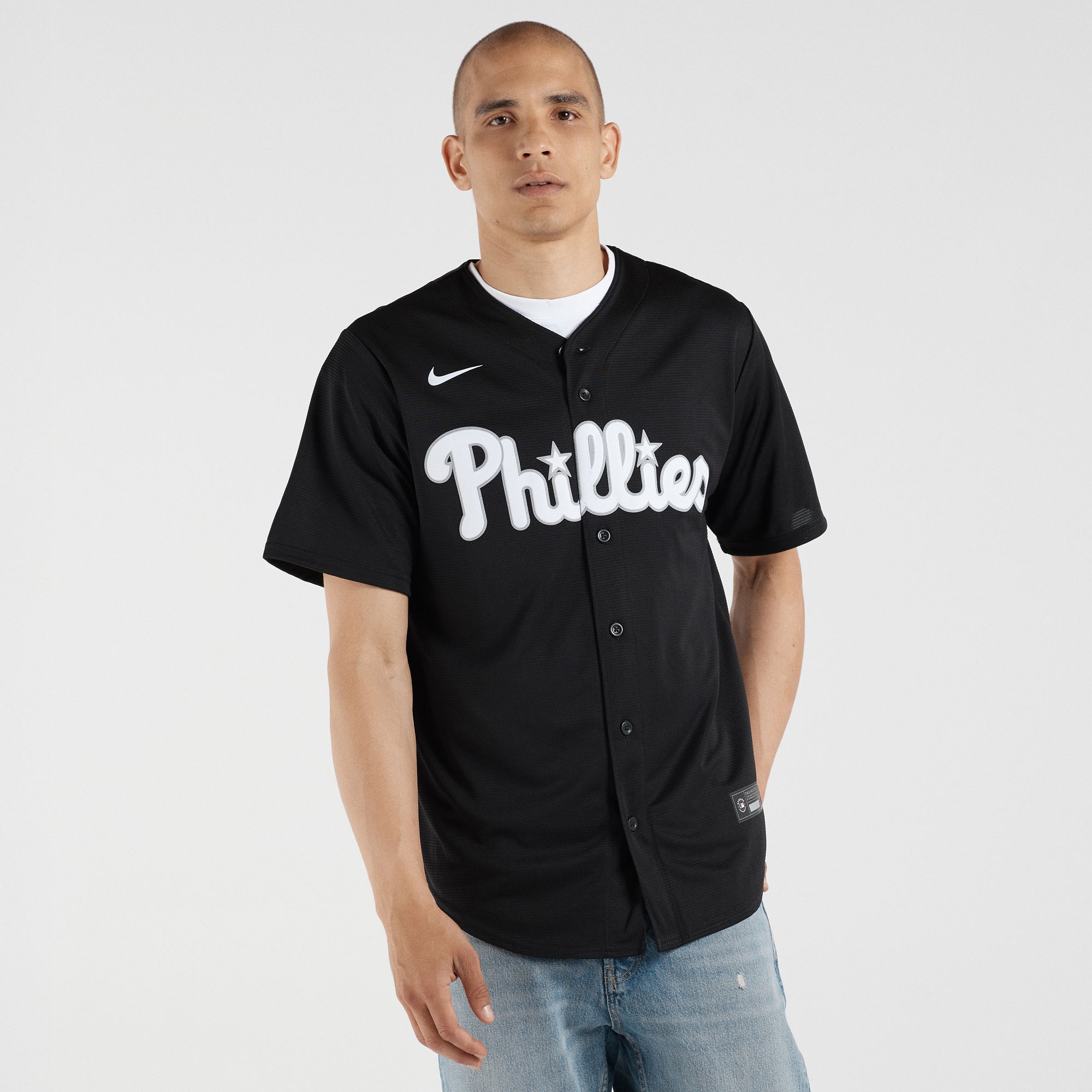 Men's Philadelphia Phillies Bryce Harper Nike Black  Replica Player Jersey