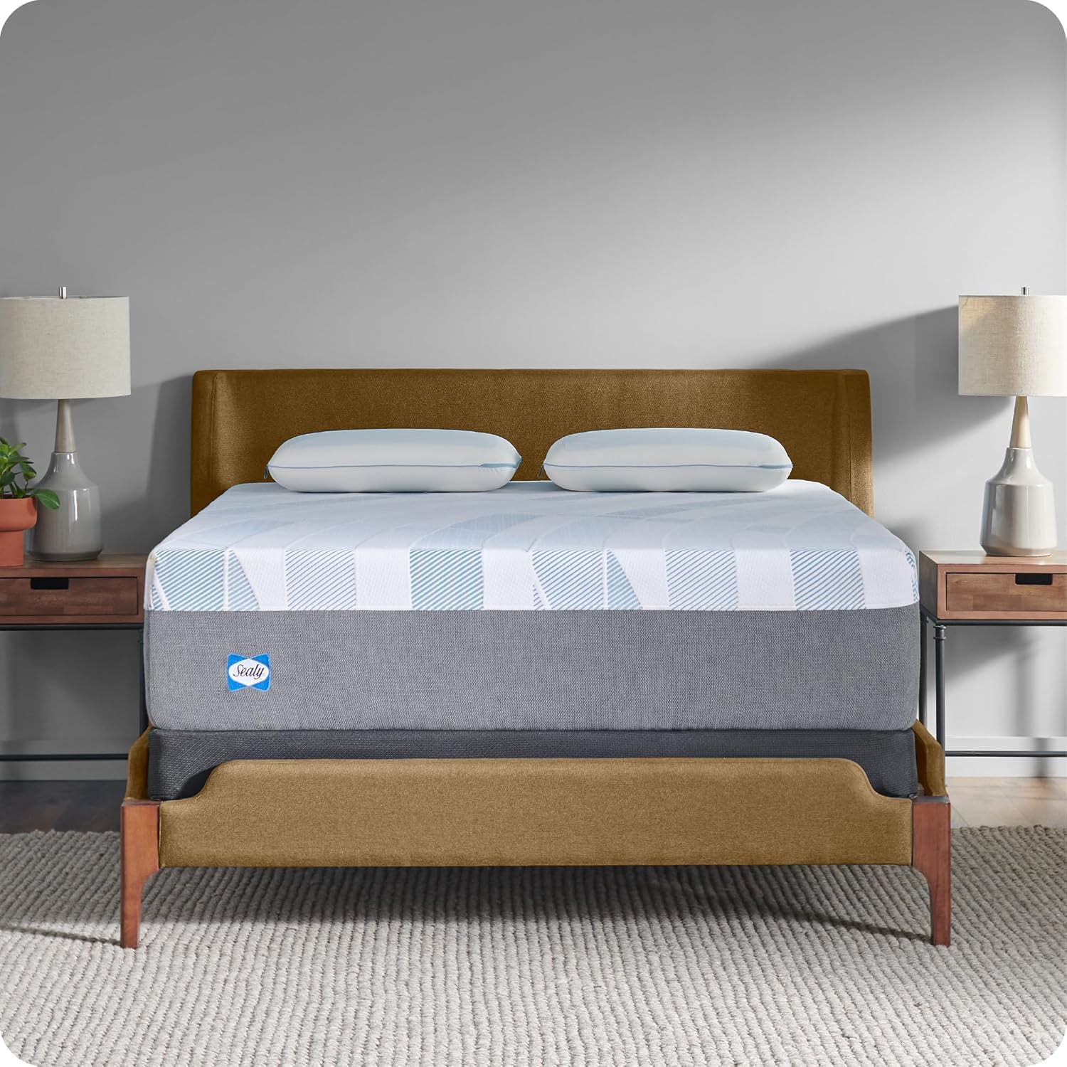 Sealy Dreamlife 12” Foam Mattress-in-a-Box, Queen, SealyComfort Gel Memory Foam, SealySupport Transition Foam, Surface-Guard Technology