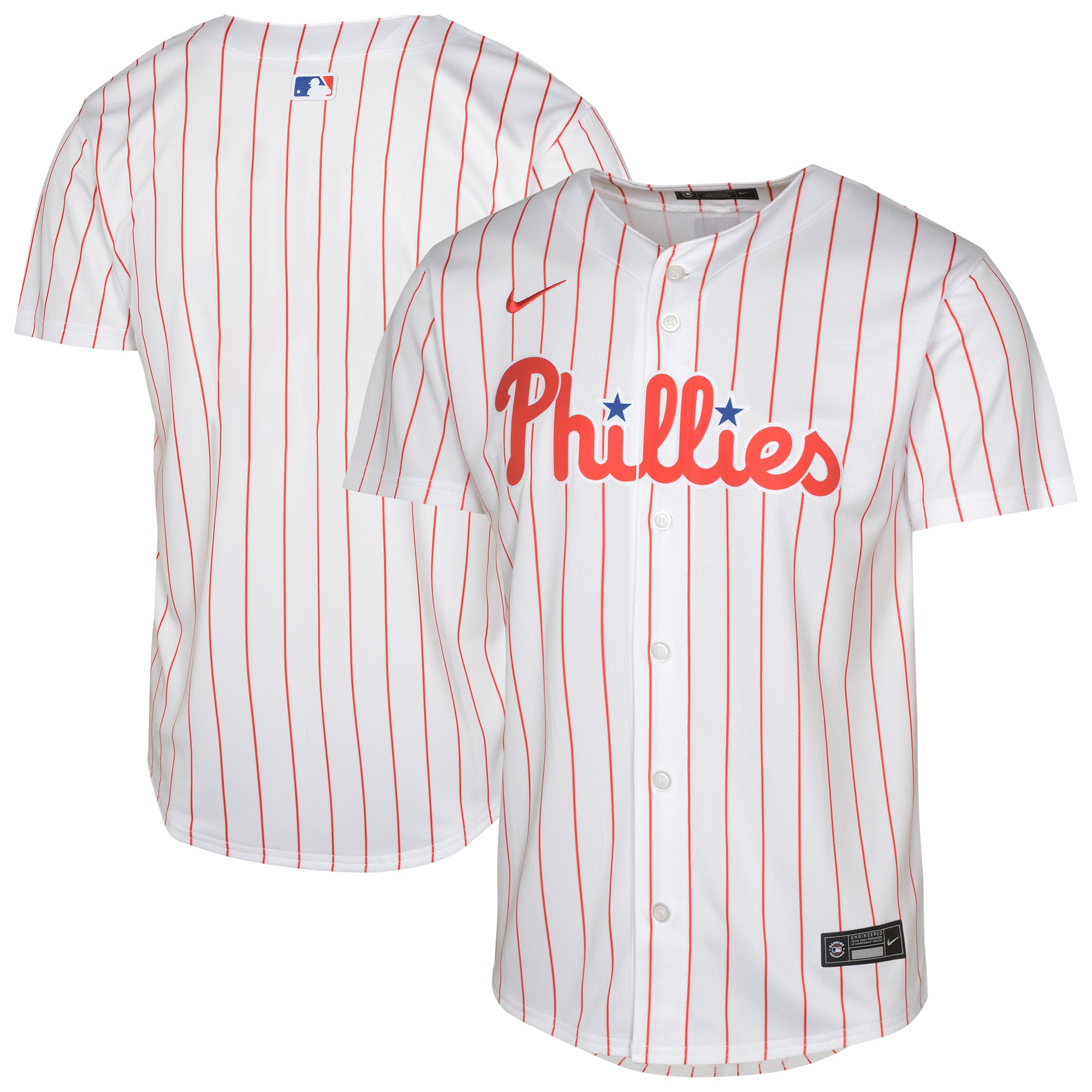 Youth Philadelphia Phillies Nike White Home Blank Limited Jersey
