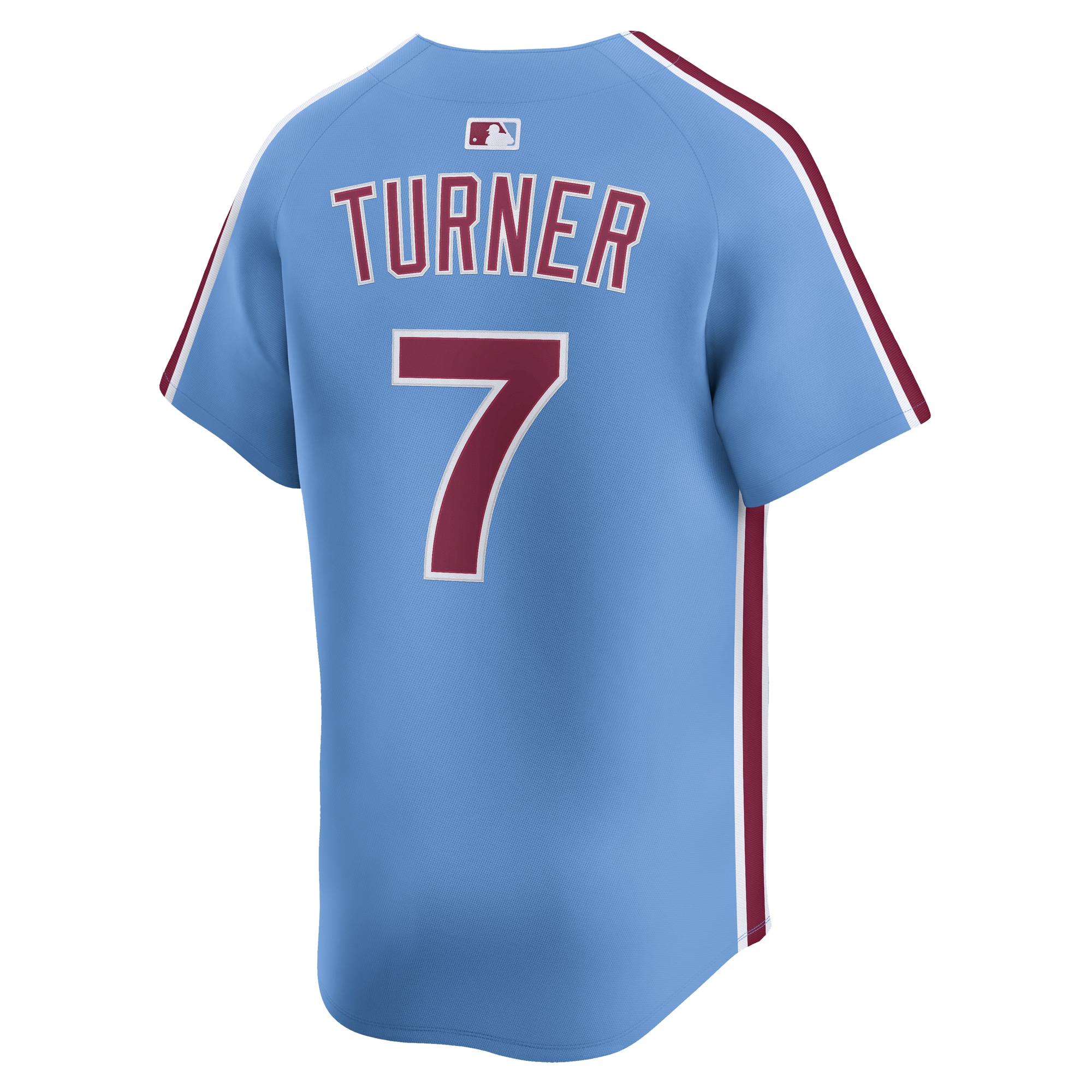 Men's Philadelphia Phillies Trea Turner Nike Light Blue Alternate Limited Player Jersey