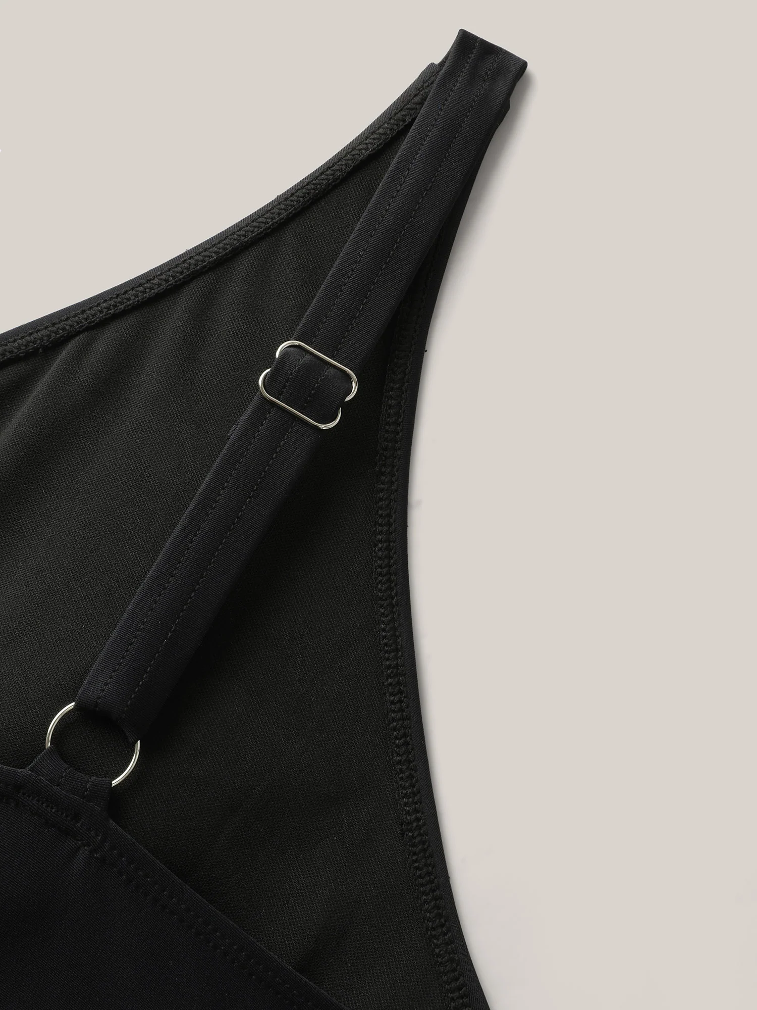 Leopard Print Knotted Surplice Swim Dress