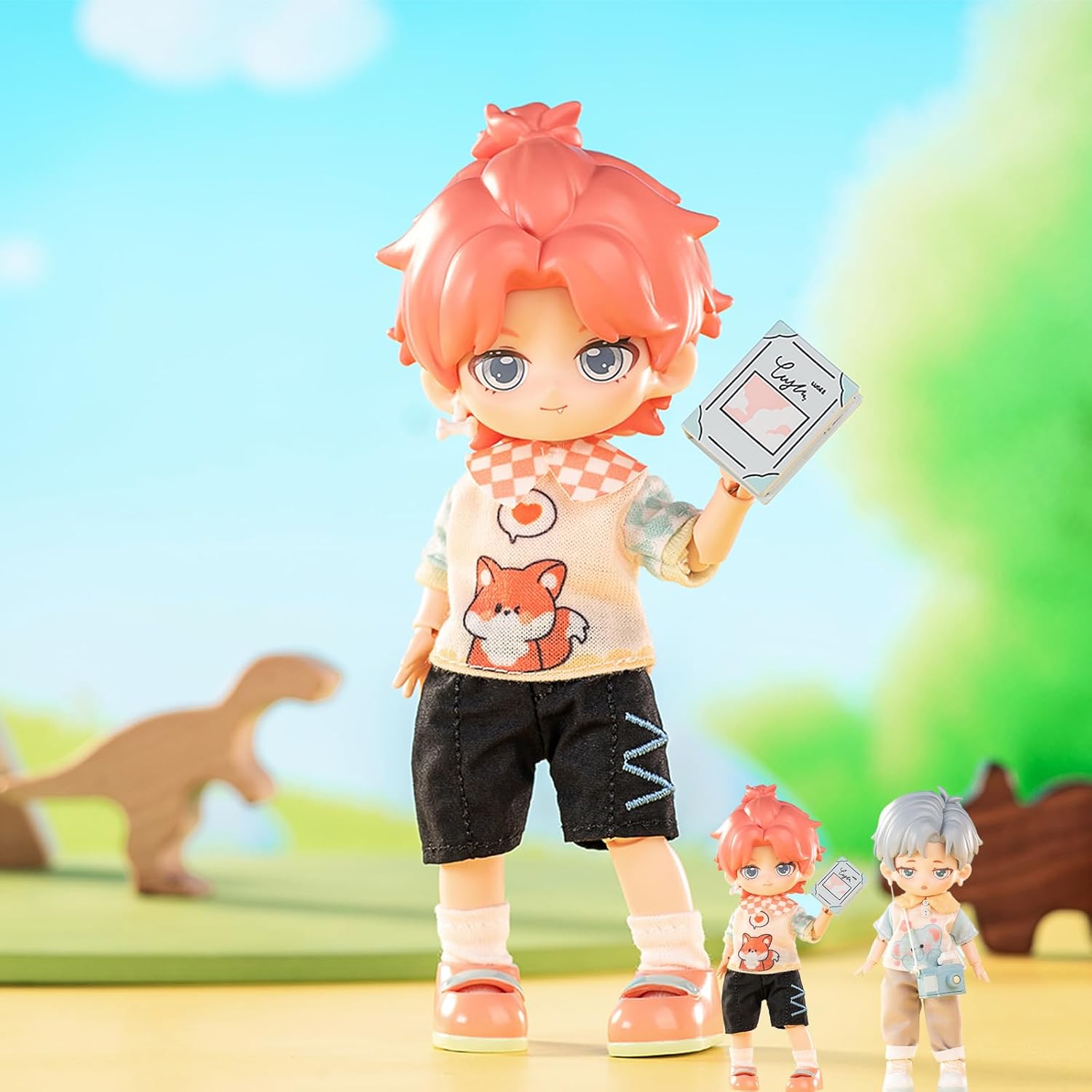 BJD Blind Box,Kawaii PEETSOON Blind Box BJD,PEETSOON Garden Party 1/12 Ball Jointed Collectable Doll Figure Posable Dress Up Doll for Girls Gift Toys