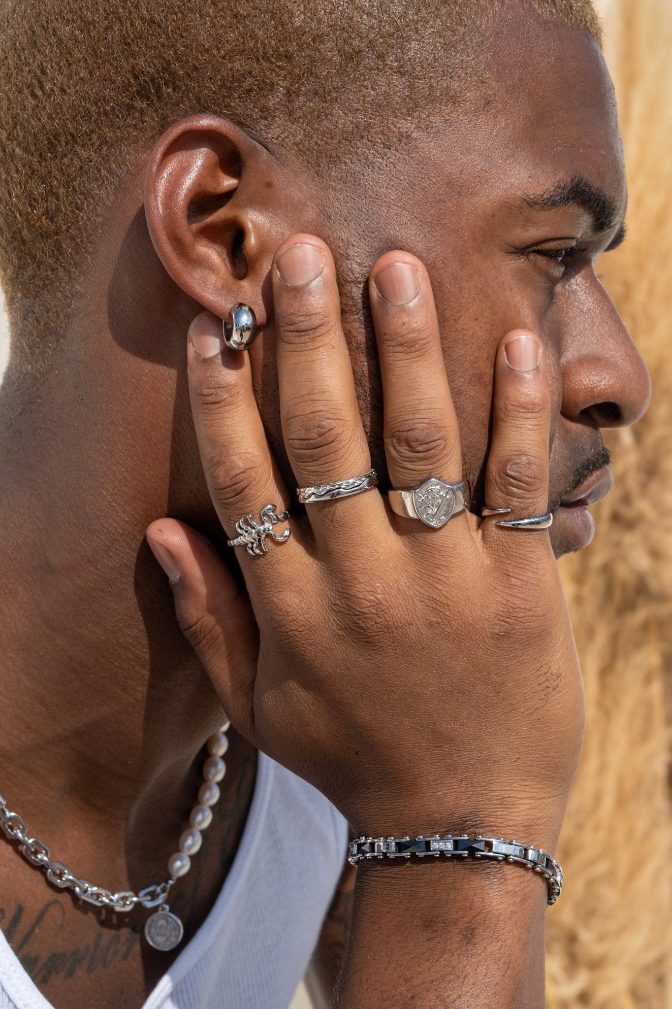 Dueling Mountains Ring (Unisex)