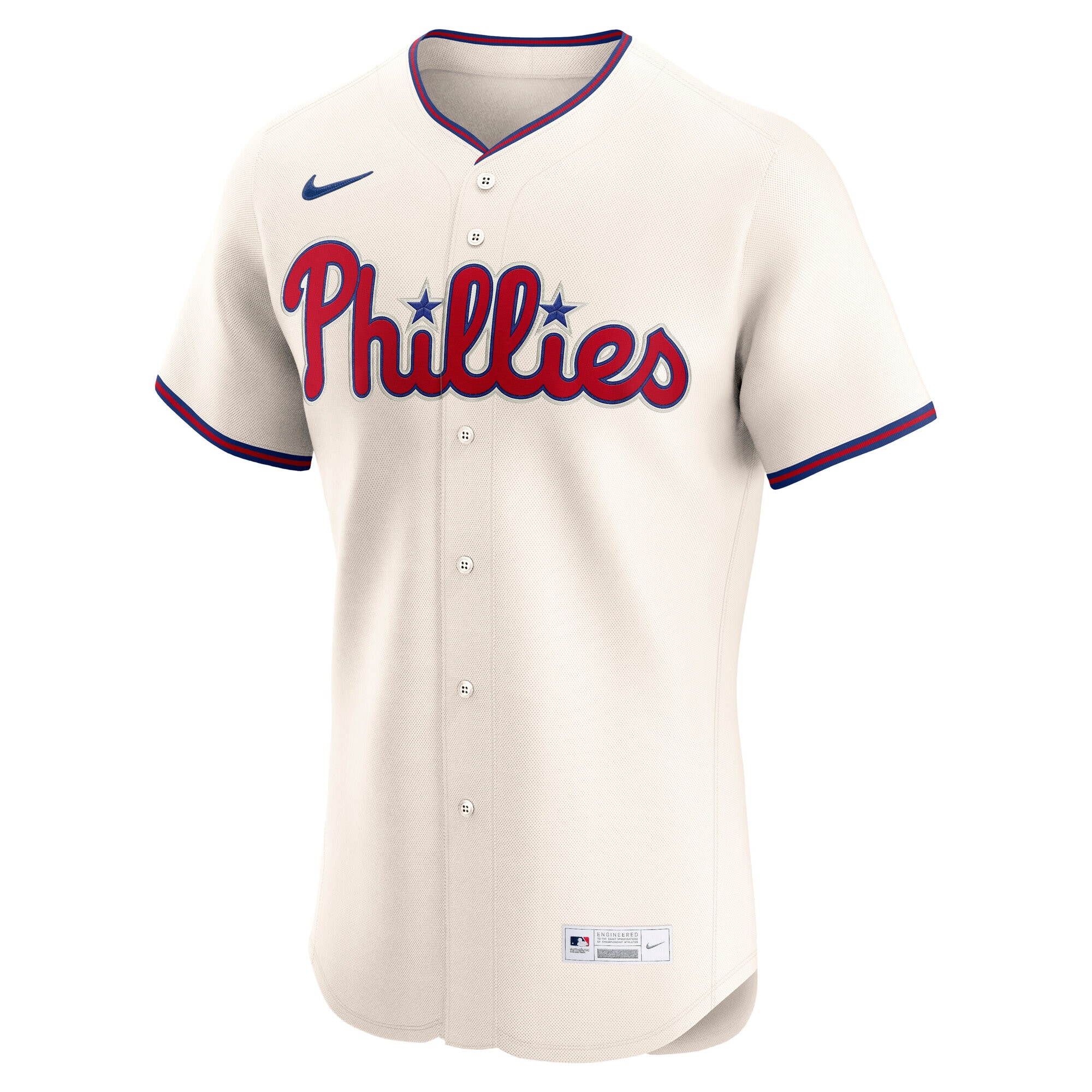 Men's Philadelphia Phillies Nike Cream Alternate 2 Elite Jersey