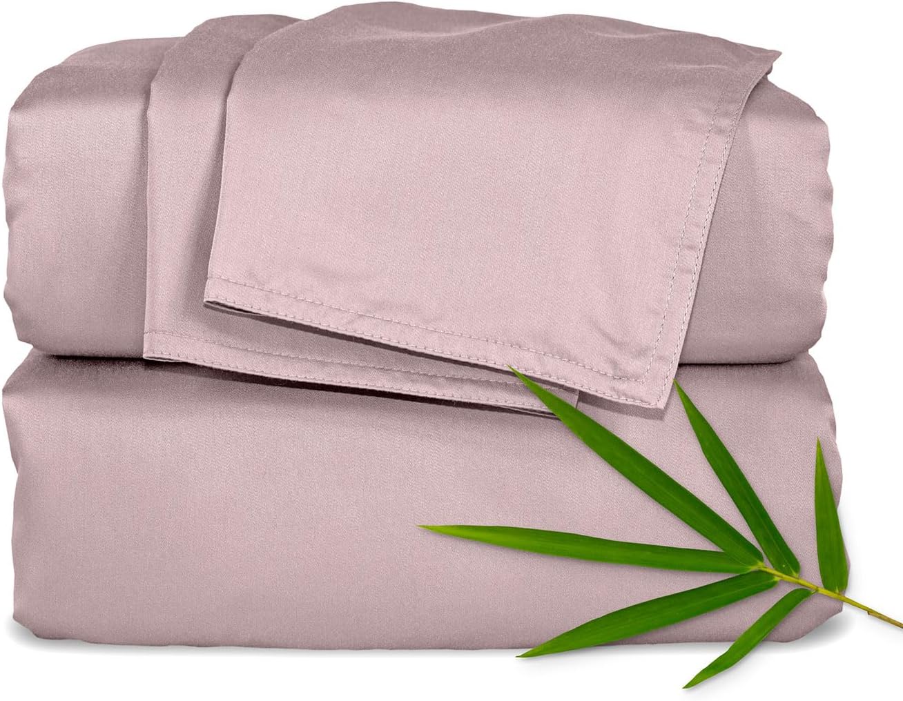 King Sheets by Pure Bamboo, Genuine 100% Organic Viscose Derived from Bamboo Bed Sheet Set, Soft & Cooling, Double Stitching, 2 Year Quality Promise (King, White)