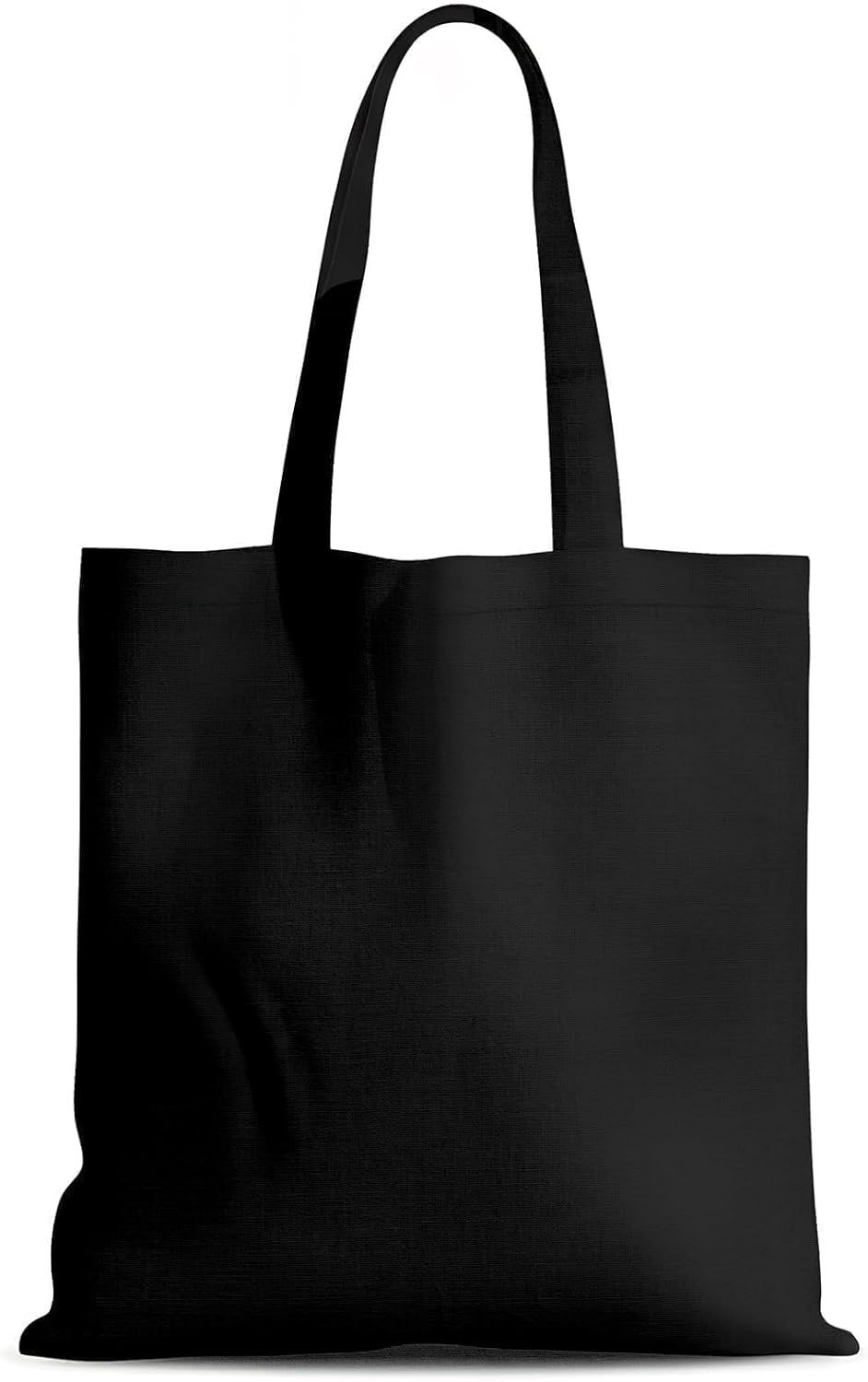 MOLOVA 1-200 Pack Available Premium Canvas Reusable Tote Gift Bags, Made of Natural Canvas with Handle, Work, DIY, Shopping