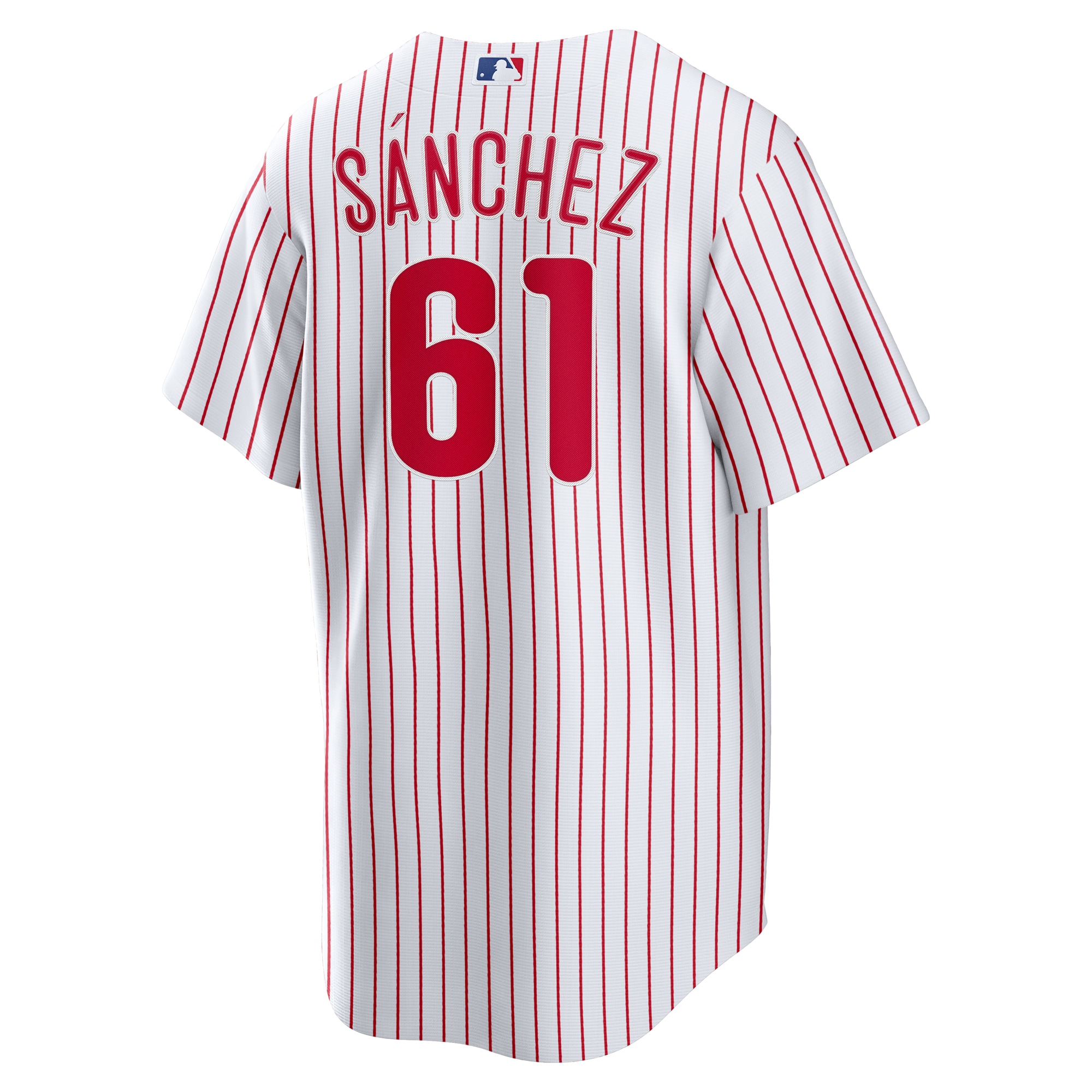 Men's Philadelphia Phillies Cristopher Sanchez Nike White Home Replica Jersey