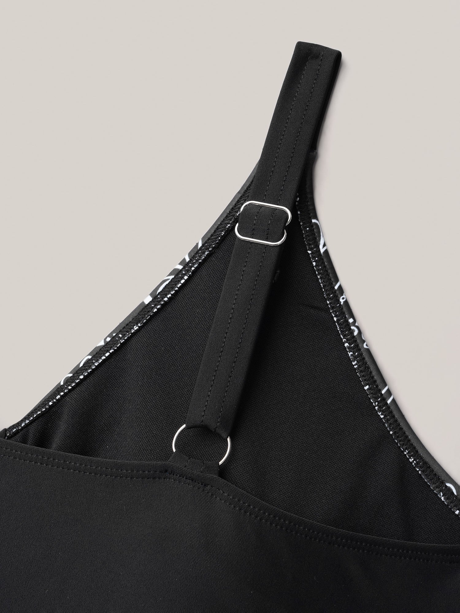 Boho Print Ruched Bow Asymmetrical Hem Swim Dress