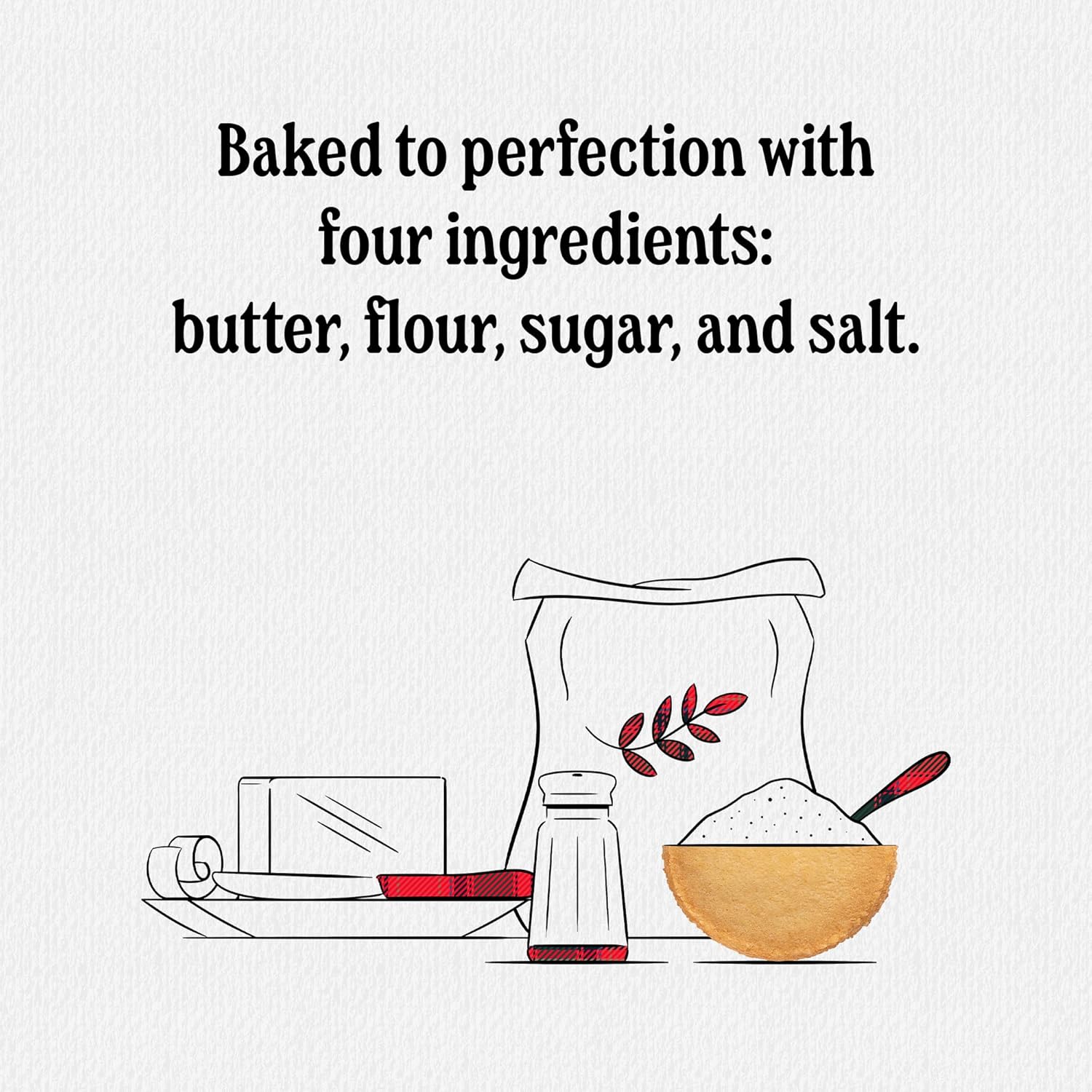 Walker's Shortbread Highlanders, Pure Butter Shortbread Cookies, Snack Pack, 1.4 Oz (Pack of 18)