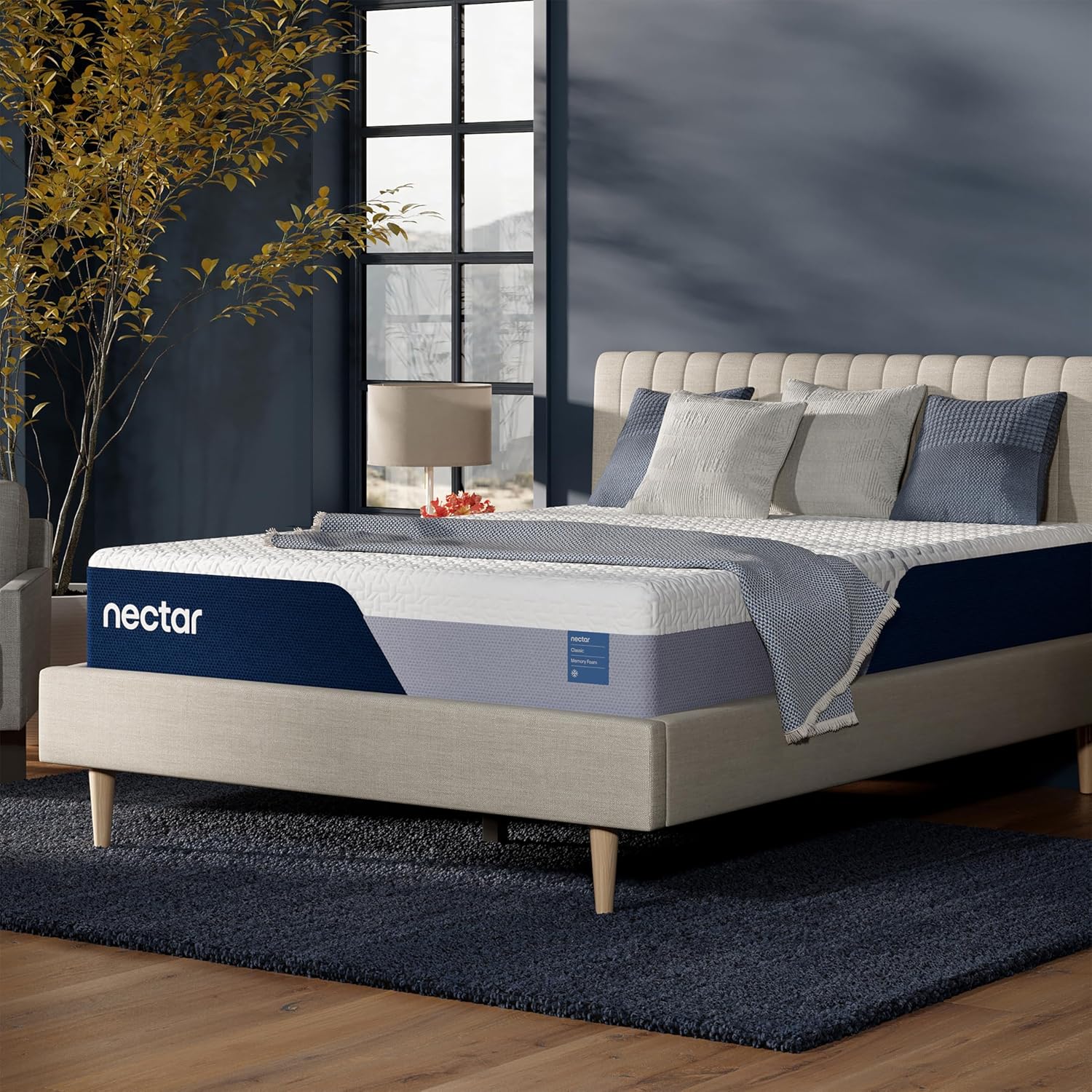 Nectar Classic 12” King Mattress - Medium Firm - Contouring Memory Foam - Cooling Top Layer - Back Pain Relief - Mattress in a Box - 365-Night Trial & Forever Warranty