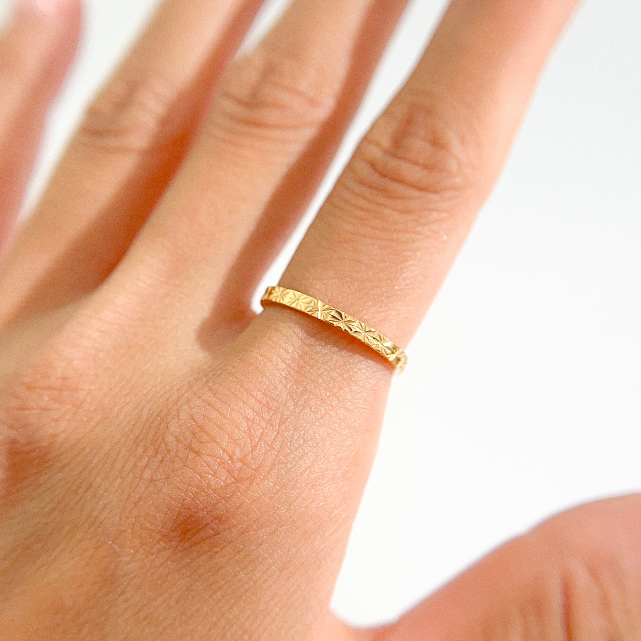 Sunburst Band Ring