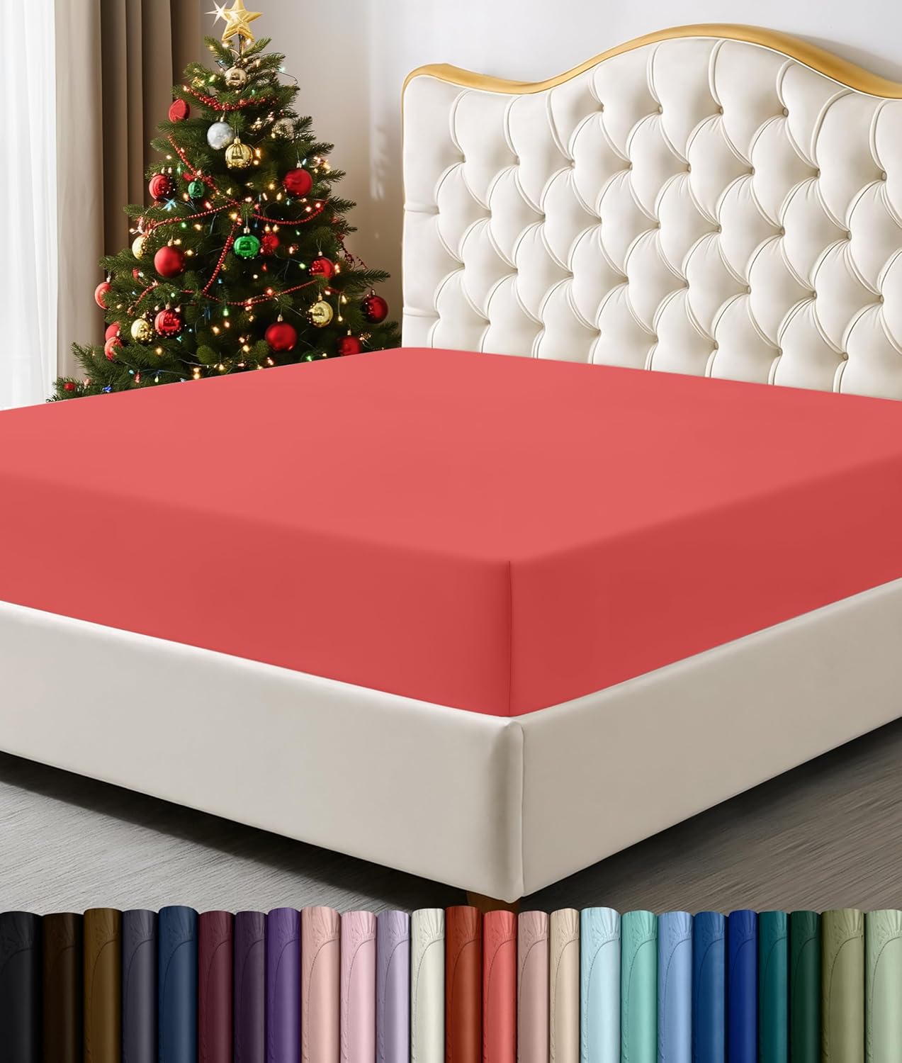 Utopia Bedding Queen Fitted Sheet - Bottom Sheet - Deep Pocket - Soft Microfiber - Shrinkage and Fade Resistant - Easy Care -1 Fitted Sheet Only (Grey)