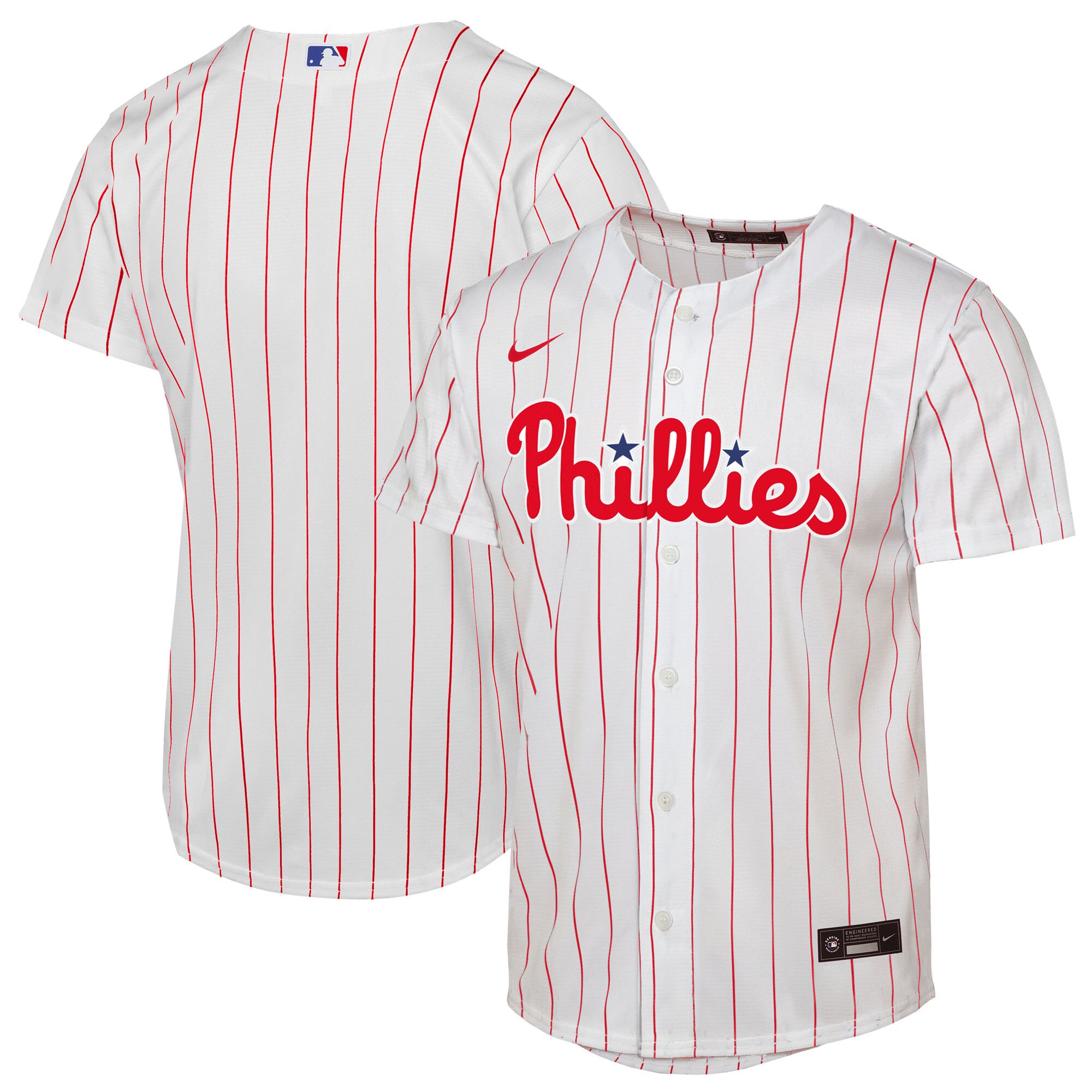 Youth Philadelphia Phillies  Nike White Home Replica Jersey