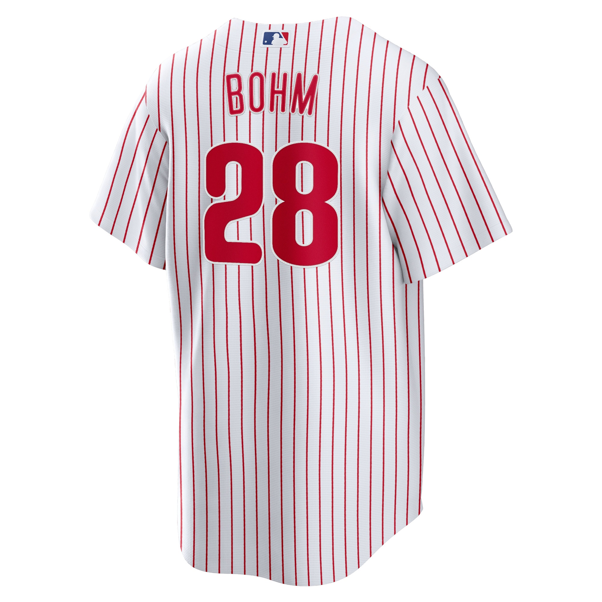 Men's Philadelphia Phillies Alec Bohm Nike White Replica Player Jersey