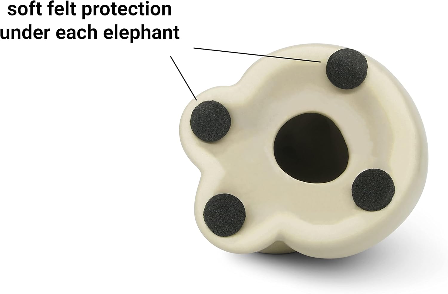 Loving Pair of Elephants in Beige & Grey - Modern Ceramic Sculpture - Figurine as a Set - Decoration Figure 6.3