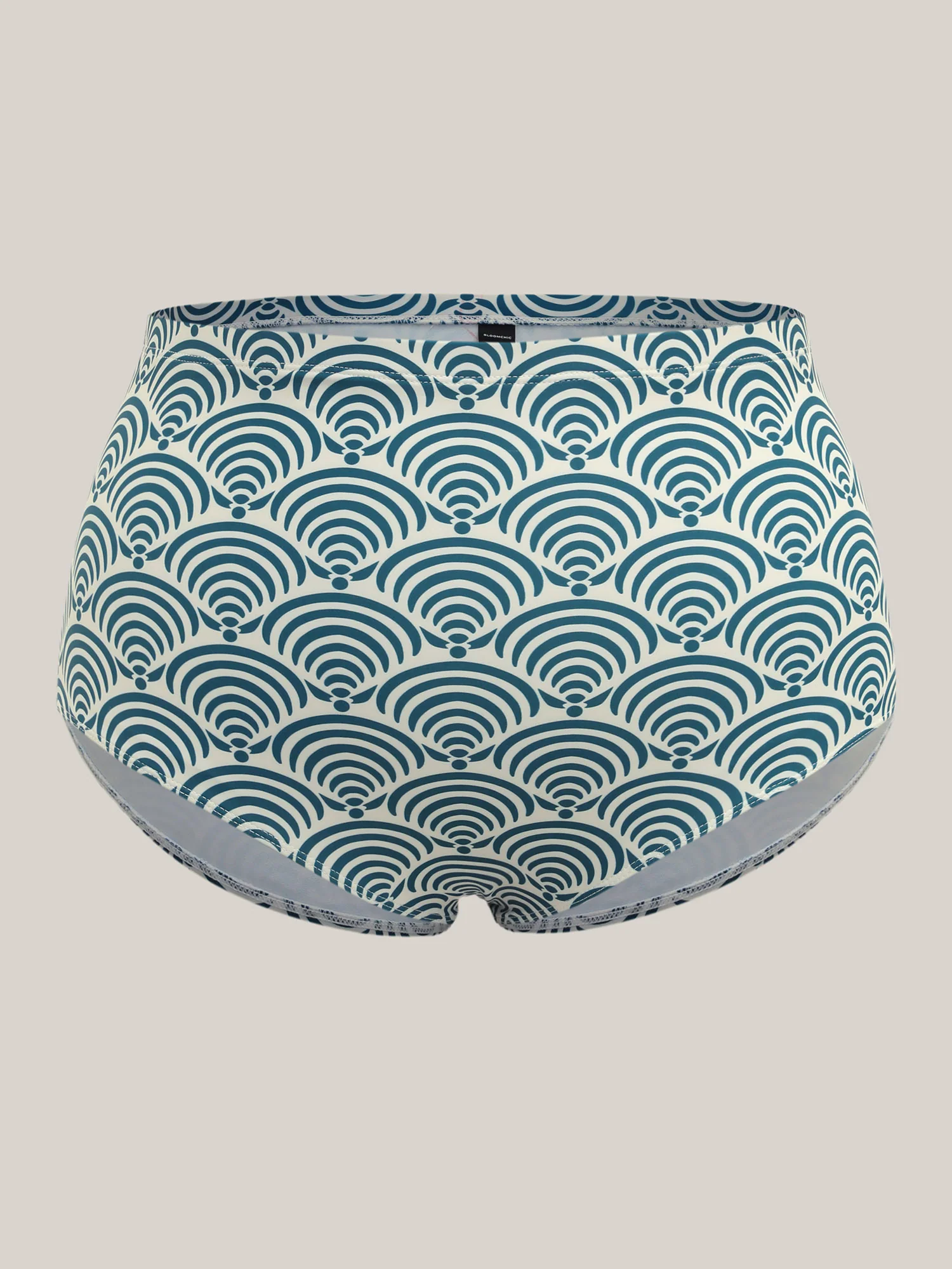 Shell Print Ruched Swim Dress