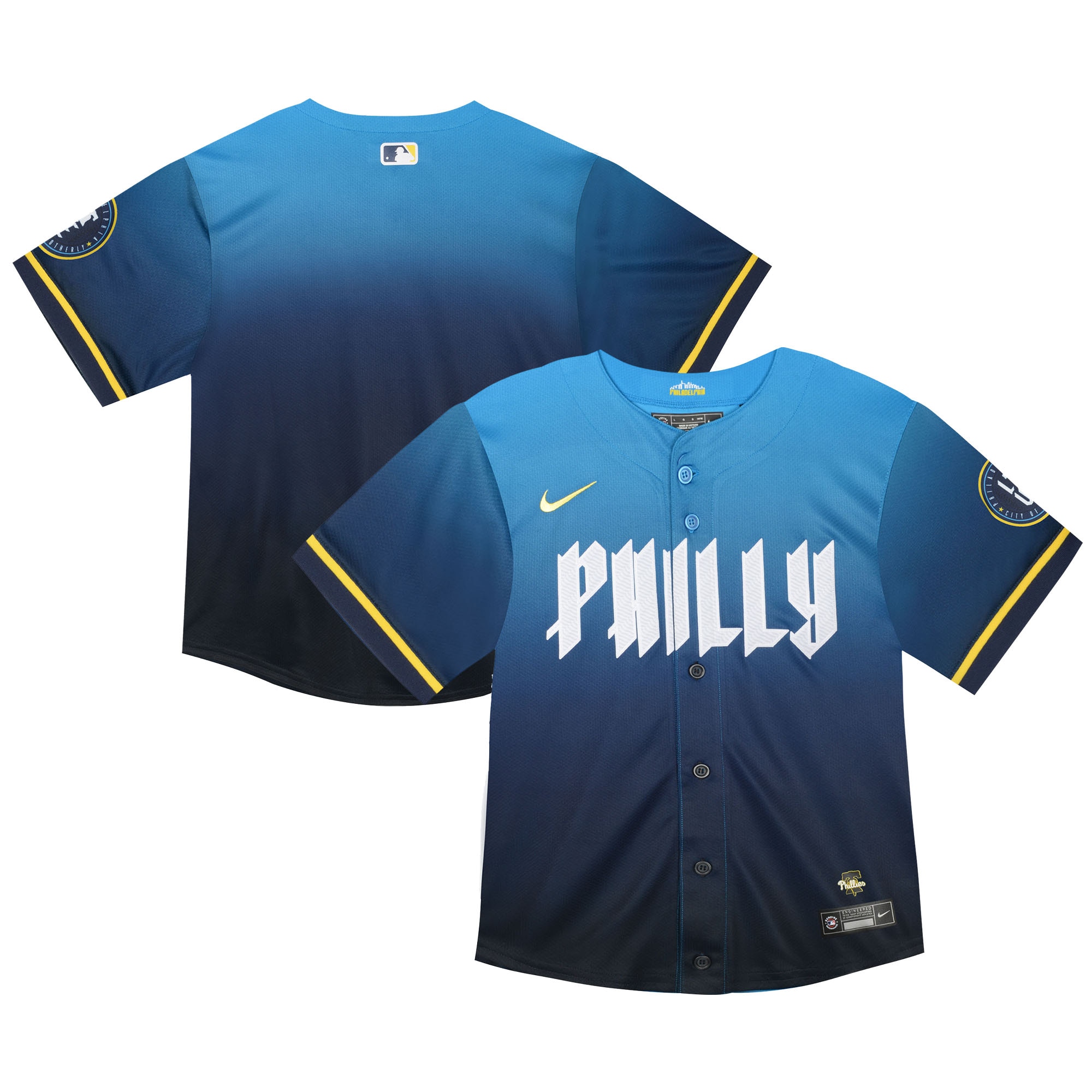 Toddler Philadelphia Phillies  Nike Blue City Connect Team Limited Jersey