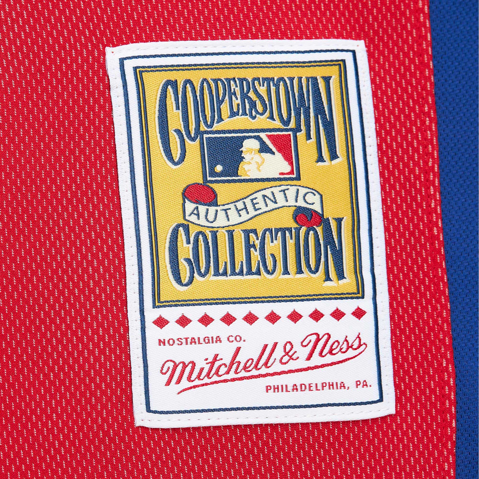 Men's Philadelphia Phillies Roy Halladay Mitchell & Ness Red Cooperstown Collection 2010 Batting Practice Jersey