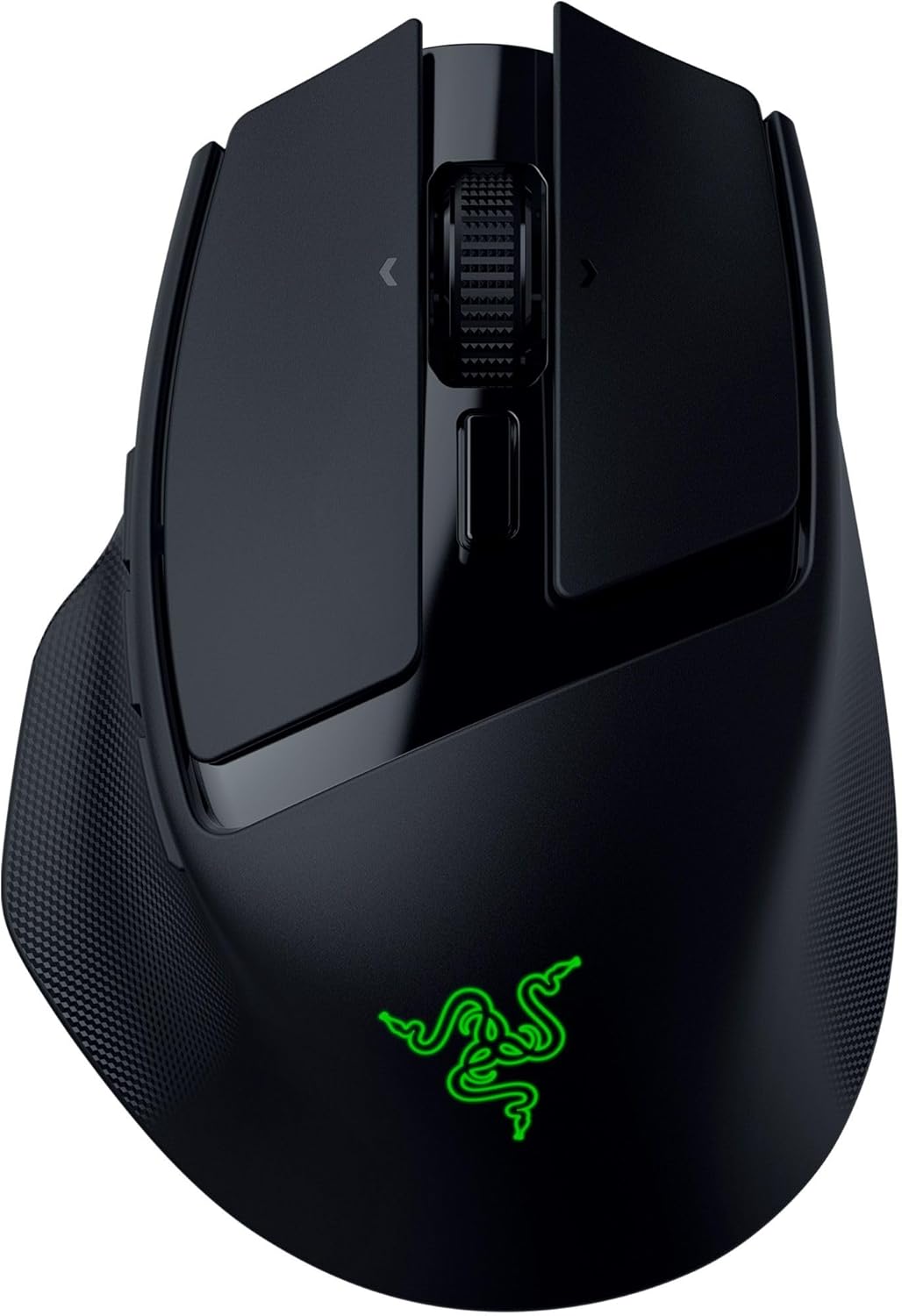 Razer Basilisk V3 X HyperSpeed Customizable Wireless Gaming Mouse: Mechanical Switches Gen-2-5G Advanced 18K Optical Sensor - Chroma RGB 9 Programmable Controls 535 Hr Battery Classic Black