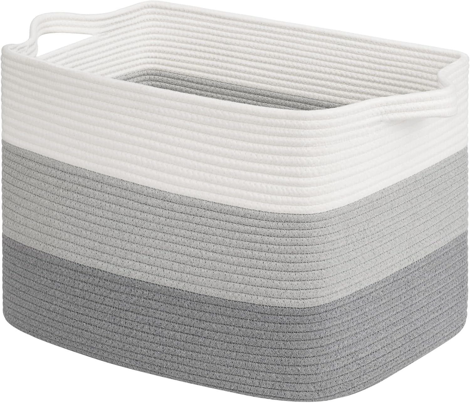 Goodpick Cube Storage Bins - Towel, Book, Cloth, Shoes, Closet Shelf Woven Baskets for Office, Baby Laundry, Toys, 13''x10''x9''