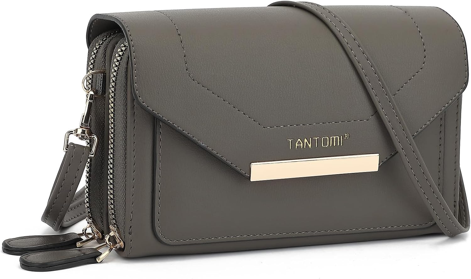 TANTOMI Small Crossbody Purses for Women, Vegan Leather Cell Phone Wallet Purse with Strap, Women's Handbags with Credit Card Slots & Phone Pocket, Carteras para Mujer