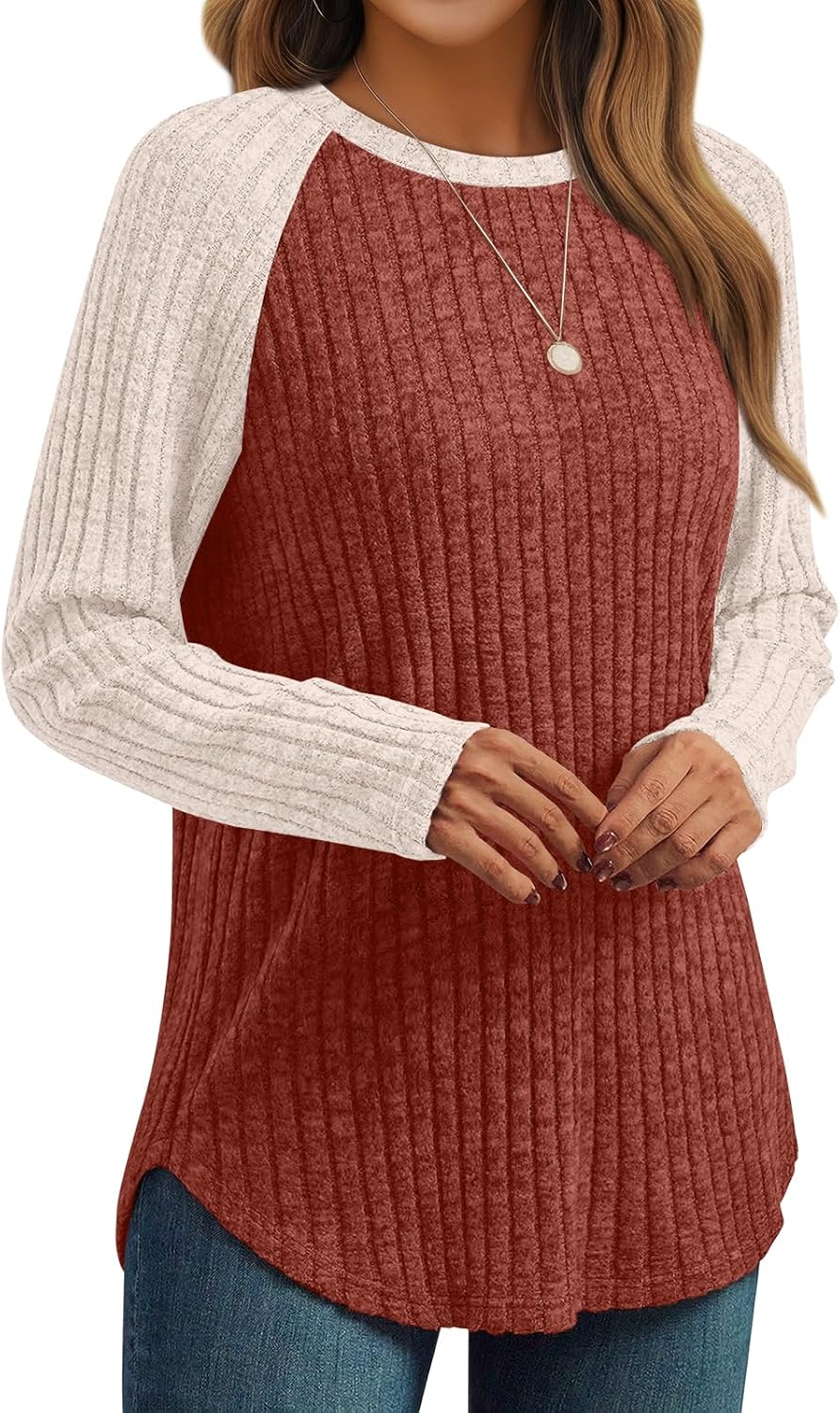 AUTOMET Womens Long Sleeve Shirts Fall Fashion Tops 2026 Blouses Dressy Sweaters Tunic Winter Clothes Casual Outfits