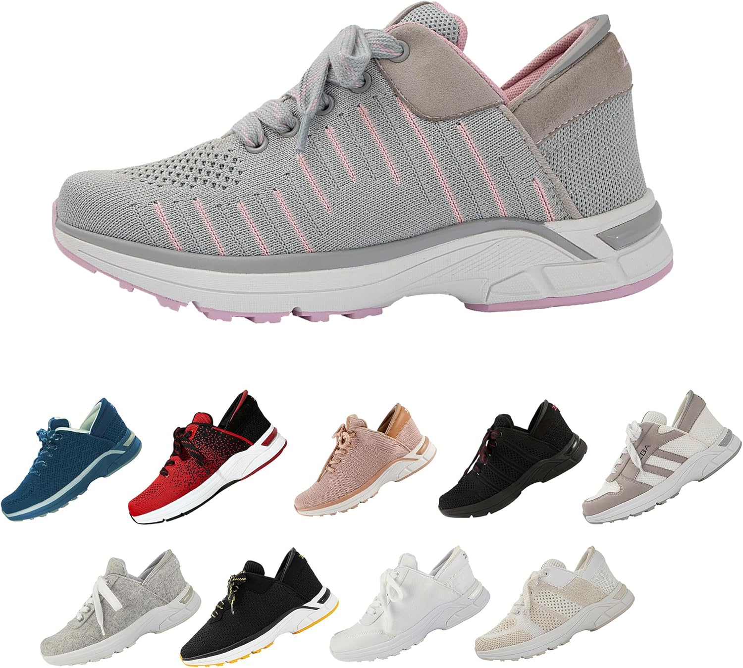ZEBA Hands Free Slip on Sneakers for Women - Step Up Your Comfort and Style with Perfect Walking Shoes and Fashion Sneakers