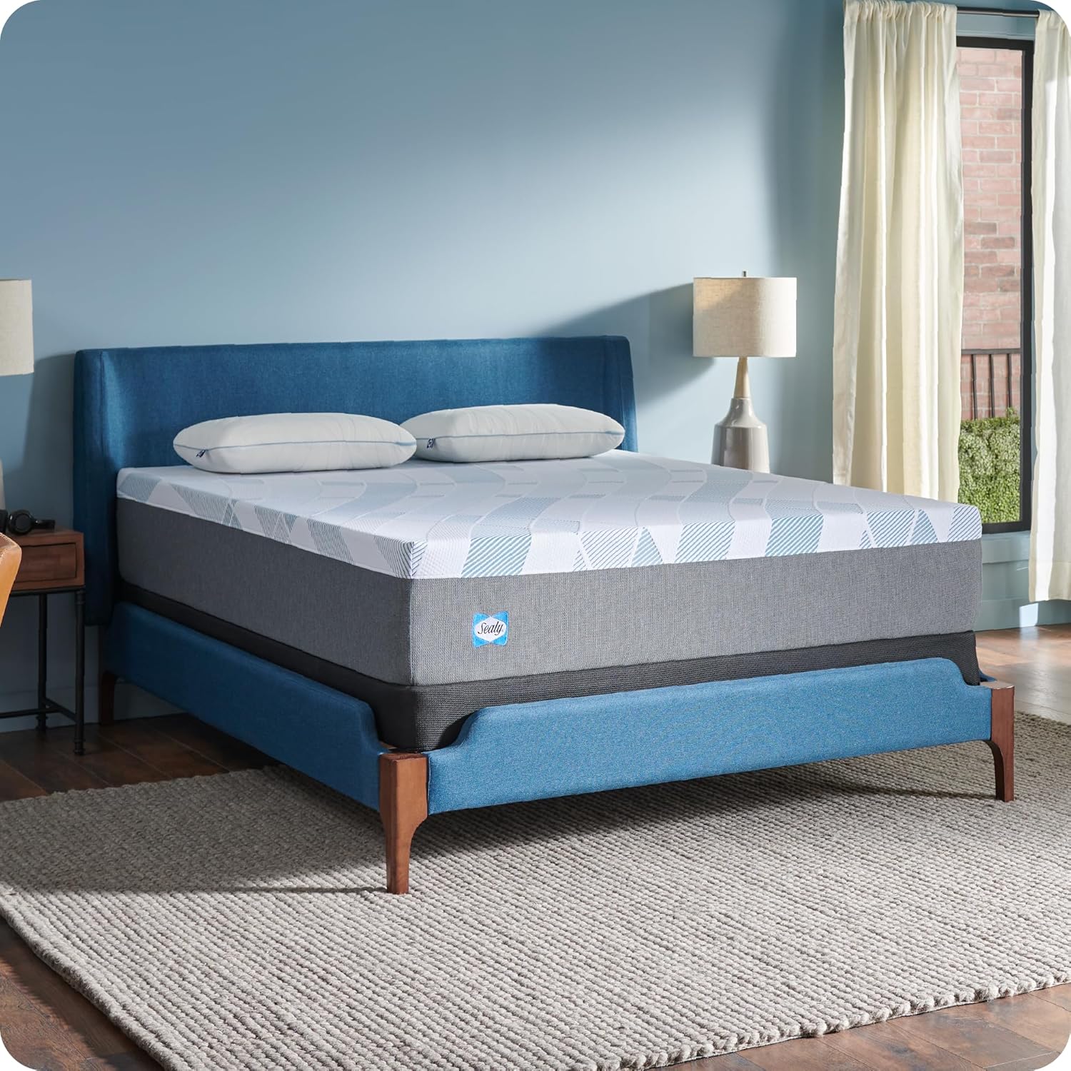 Sealy Dreamlife 12” Foam Mattress-in-a-Box, Queen, SealyComfort Gel Memory Foam, SealySupport Transition Foam, Surface-Guard Technology