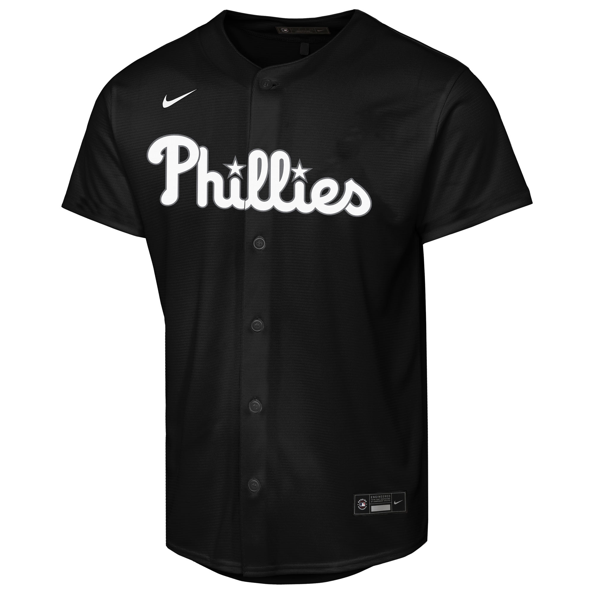 Youth Philadelphia Phillies Bryce Harper Nike Black Replica Fashion Jersey