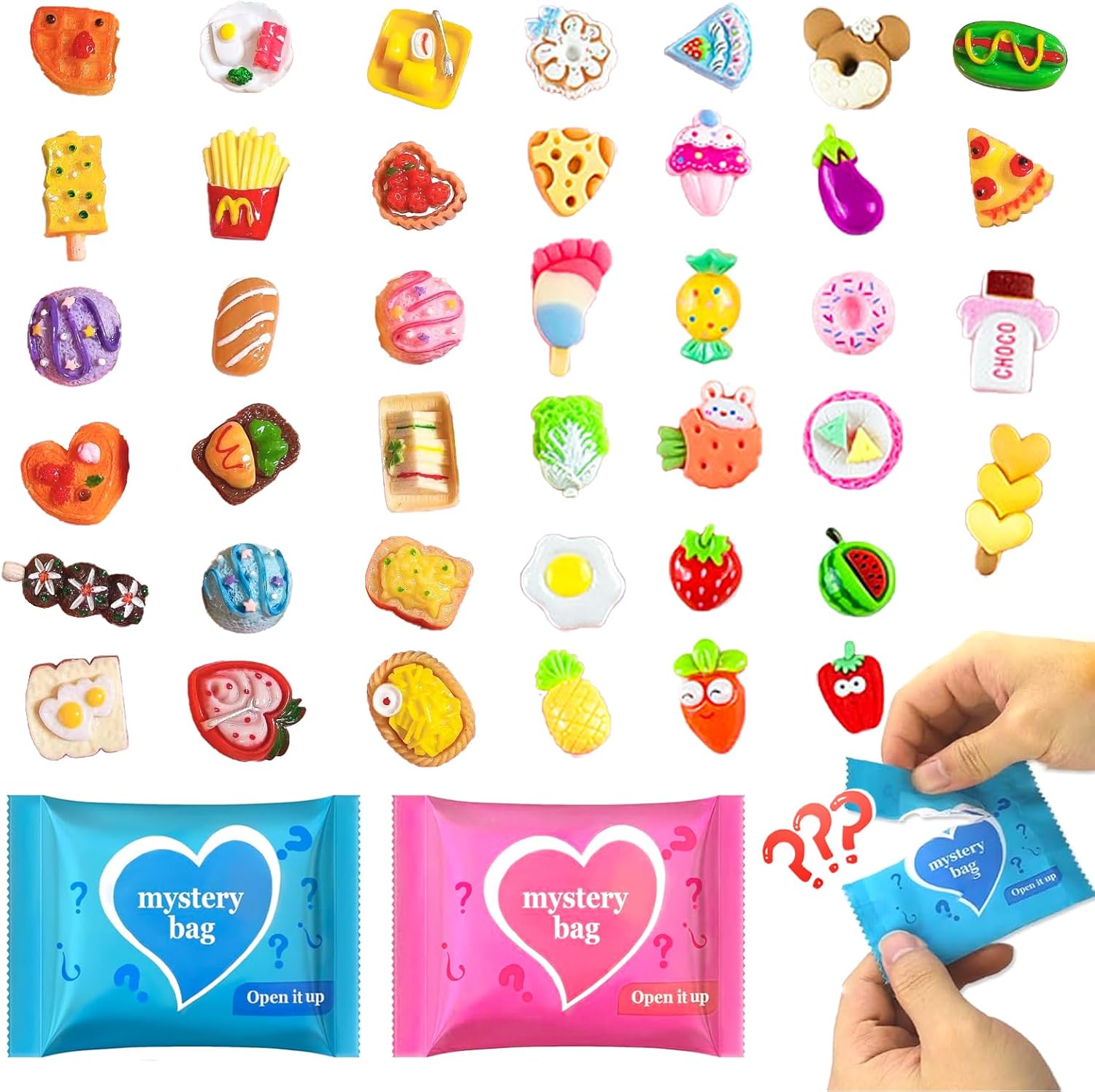 24-Pack Mini Stuffed Animals Blind Bags: Bulk Small Stuffed Animals for Kids, Cute Plush Keychains, Party Favors for Kids, Classroom Prizes, Claw Machine Toys, Birthday Gifts