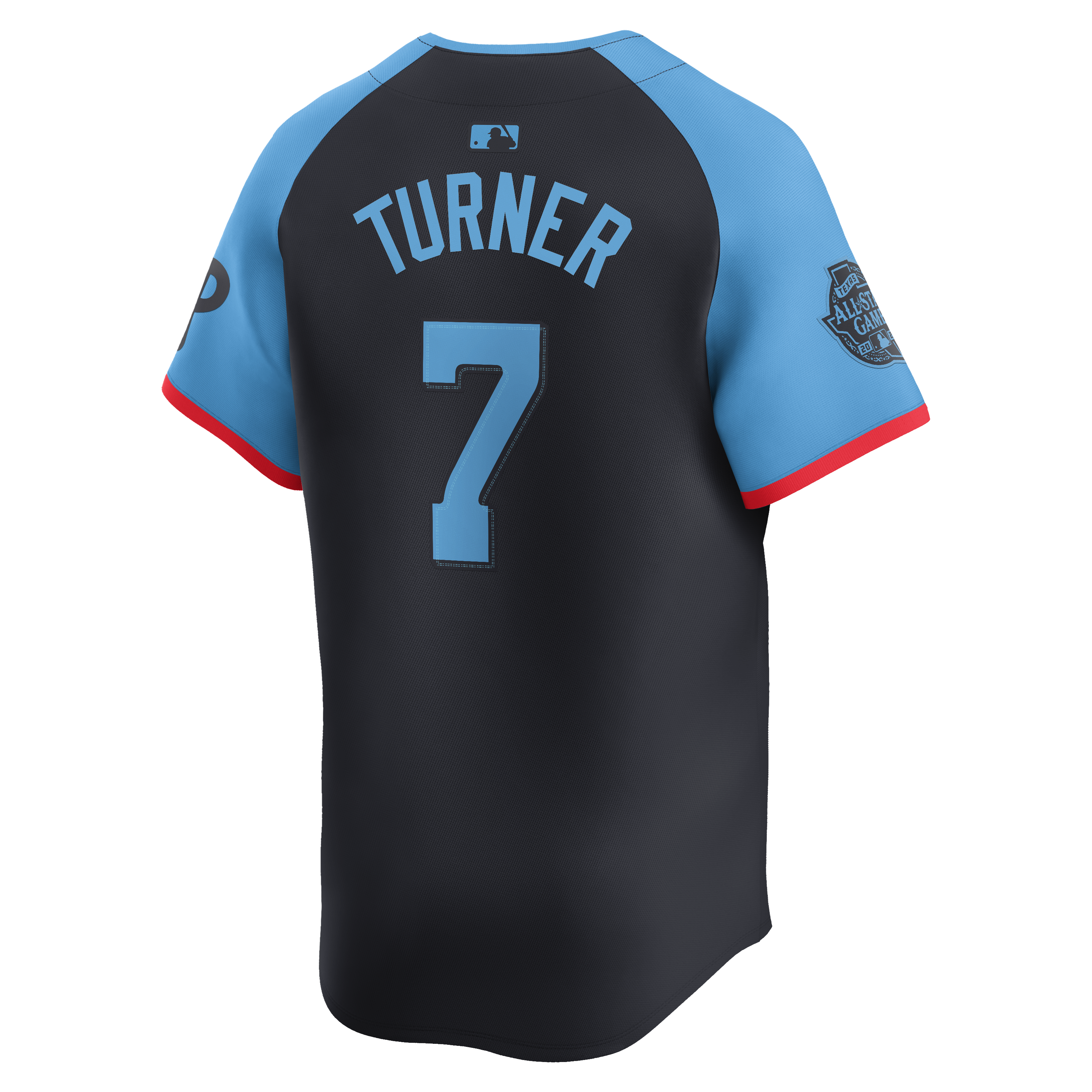 Men's National League Trea Turner Nike Navy 2024 MLB All-Star Game Limited Player Jersey