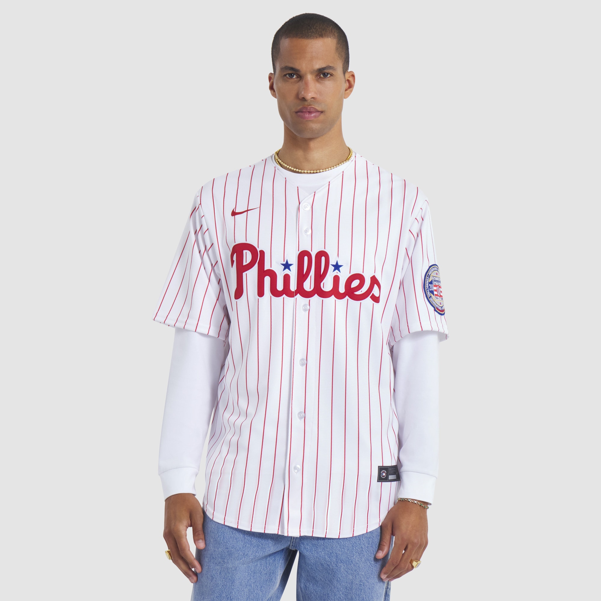 Men's Philadelphia Phillies Dick Allen Nike White 2025 Baseball Hall of Fame Name & Number Retired Replica Jersey