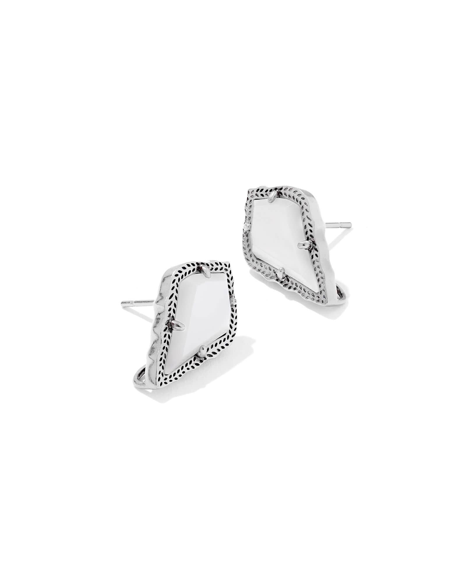 Dolly Parton x Kendra Scott Butterfly Vintage Silver Convertible Statement Earrings