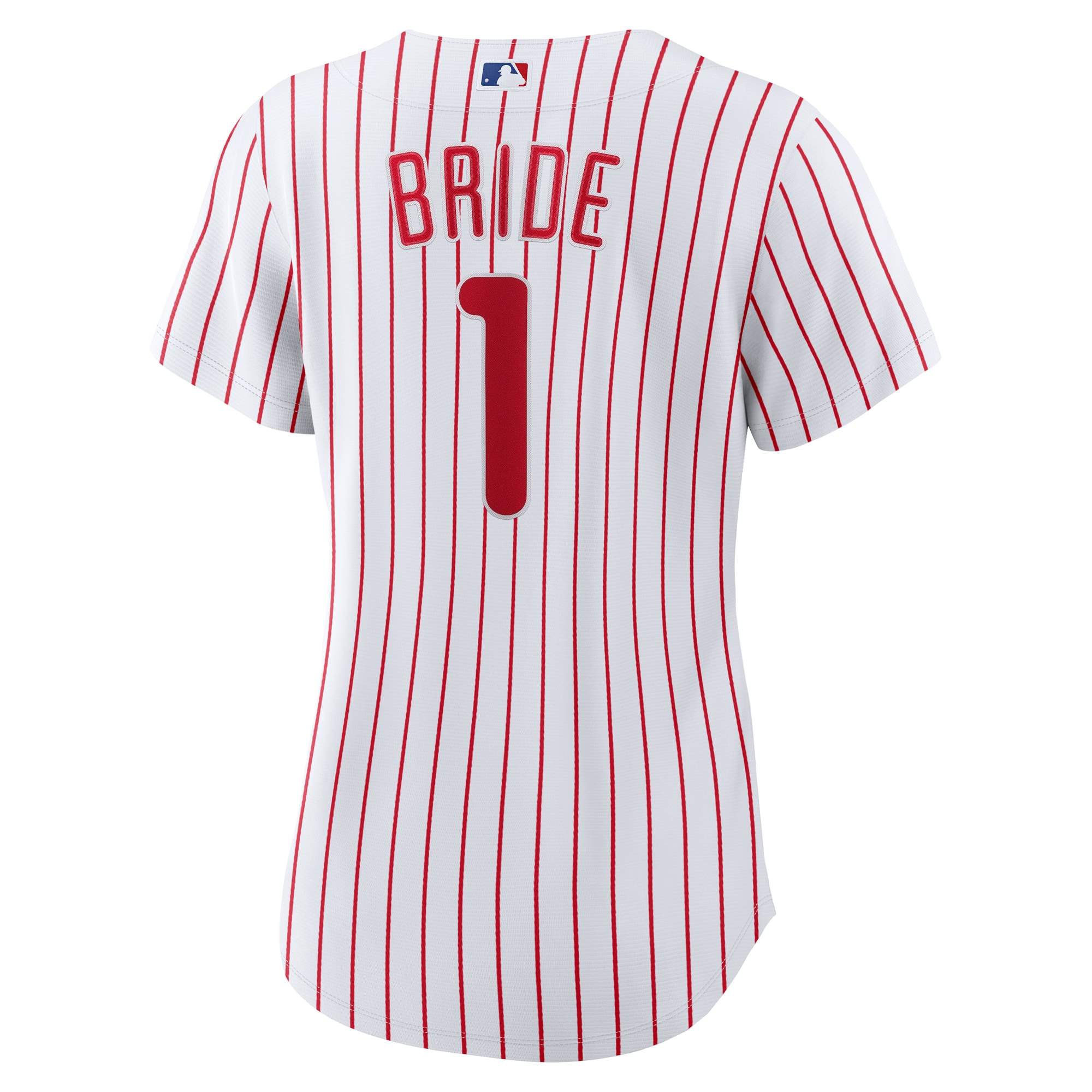 Women's Philadelphia Phillies  Nike White #1 Bride Home Replica Jersey