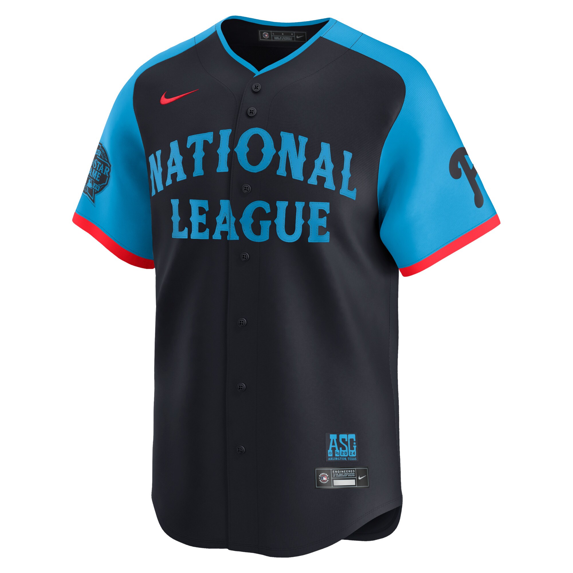 Men's National League Alec Bohm Nike Navy 2024 MLB All-Star Game Limited Player Jersey