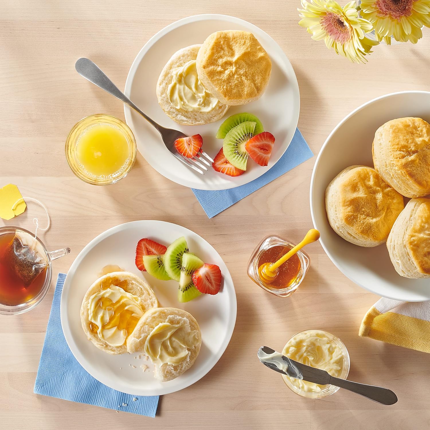 Immaculate Baking Organic Flaky Biscuits, Refrigerated Dough, 8 Biscuits, 16 oz.