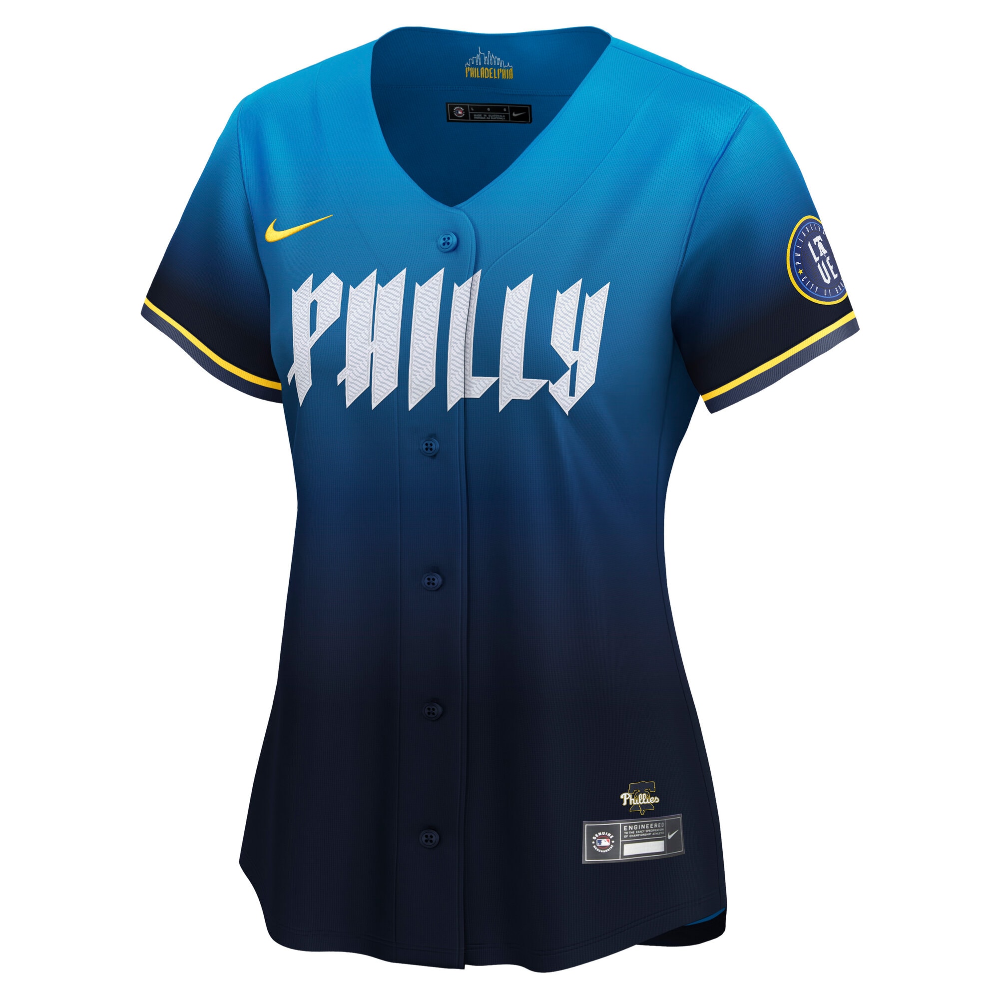 Women's Philadelphia Phillies Bryce Harper Nike Blue City Connect Limited Player Jersey