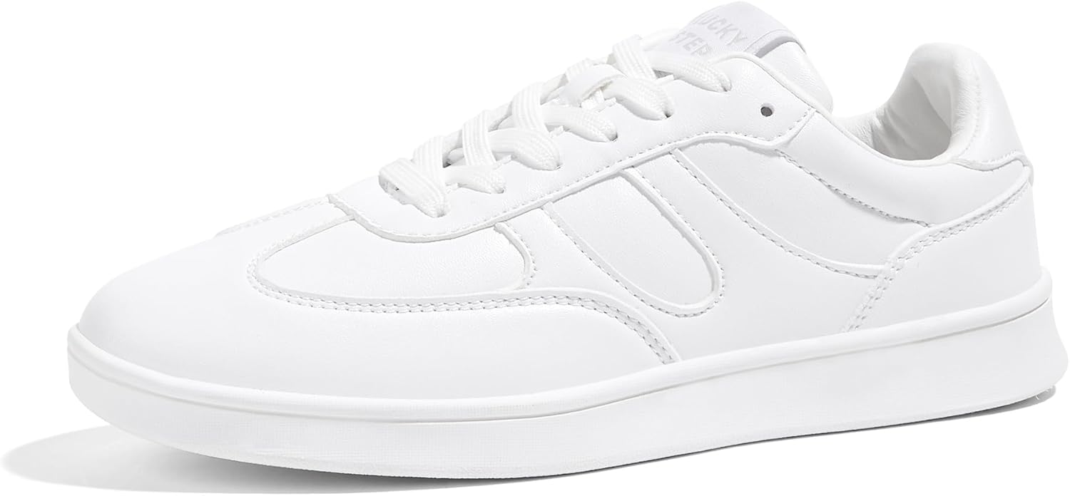 LUCKY STEP Women's Retro Fashion Sneakers Classic Casual Walking Shoes Non Slip Comfort Skate Shoes