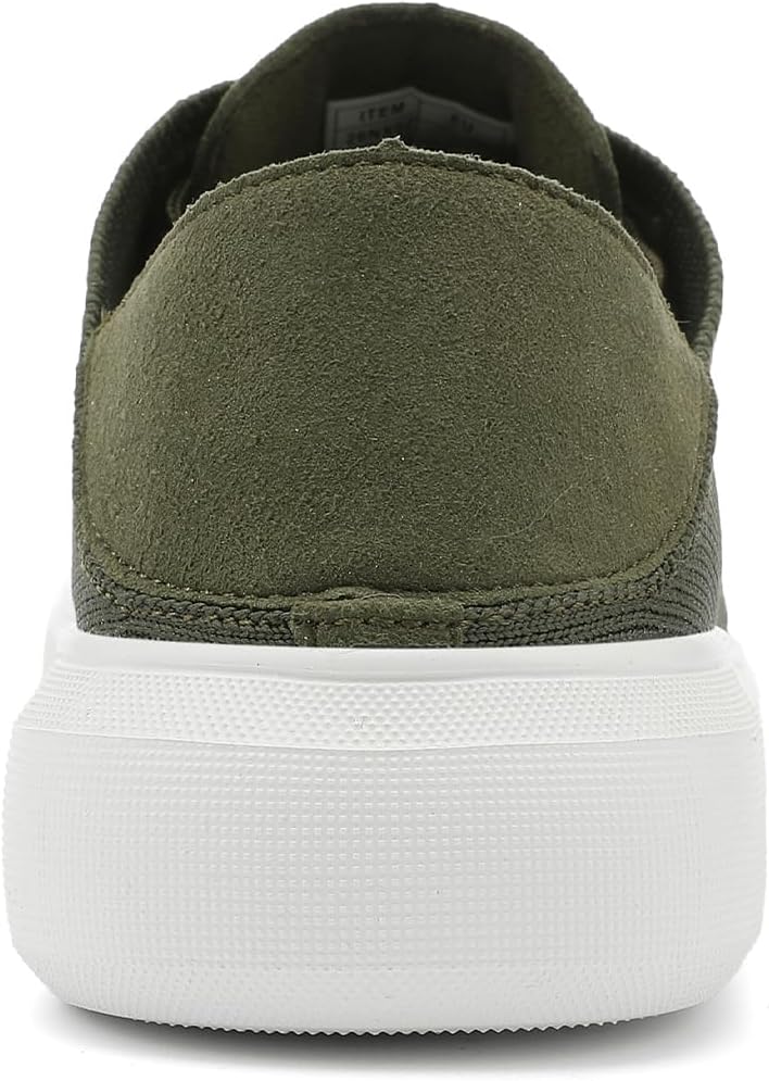 UBFEN Womens Fashion Sneakers Comfortable Slip On Shoes with Breathable Upper Lace-up Cozy Slipper for Work, Travel, Casual Outings