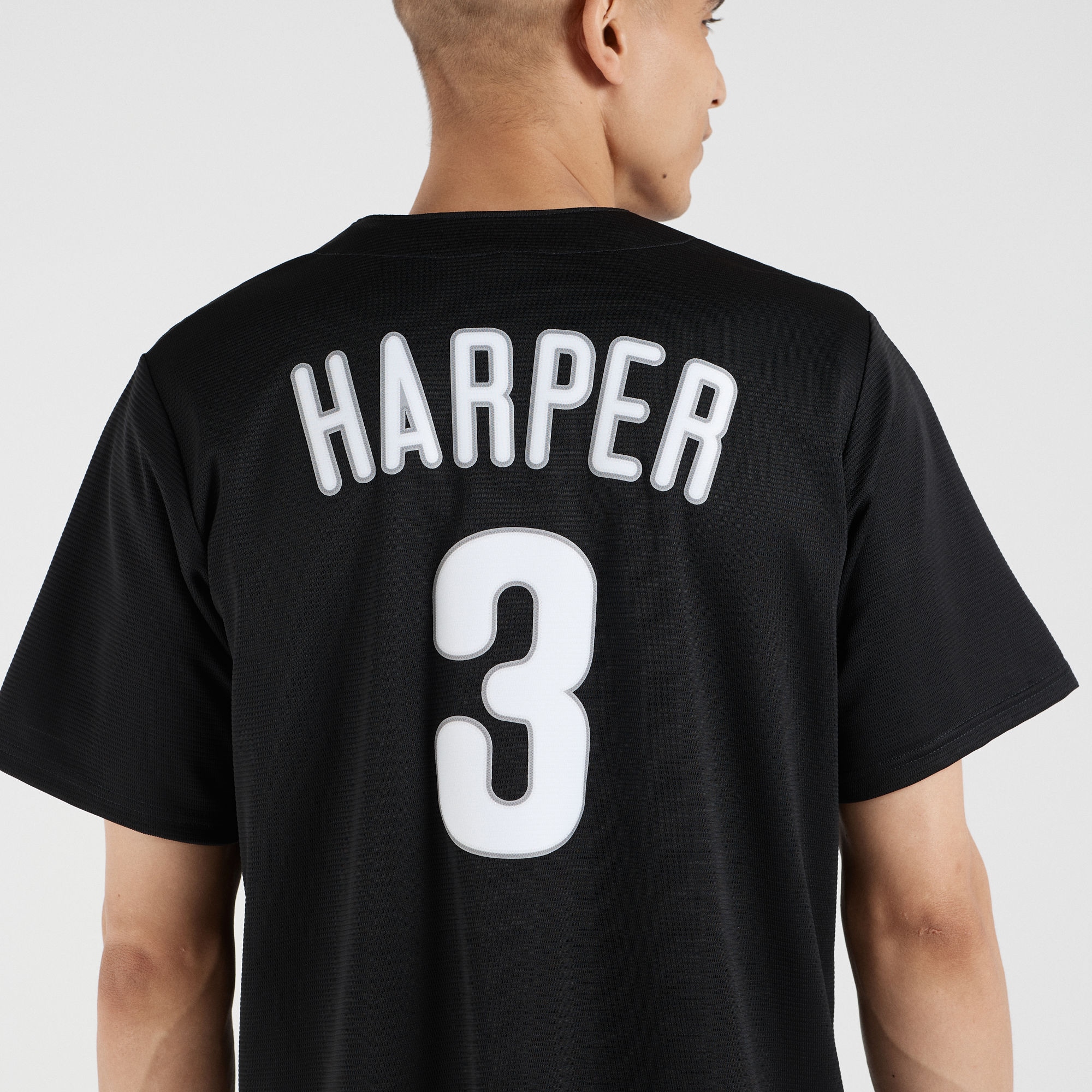 Men's Philadelphia Phillies Bryce Harper Nike Black  Replica Player Jersey