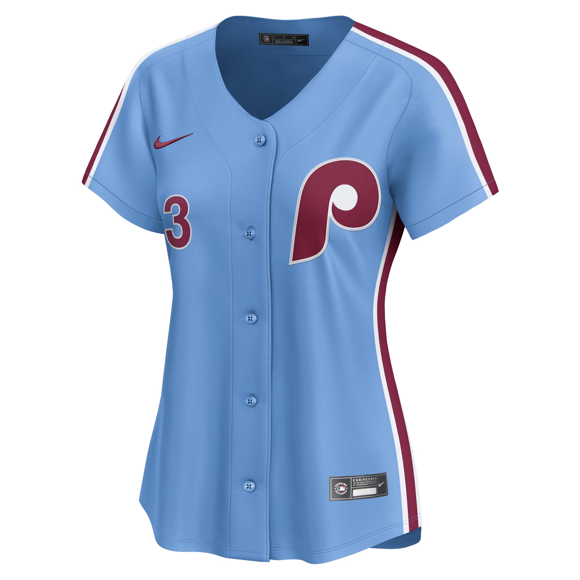 Women's Philadelphia Phillies Bryce Harper Nike Light Blue Alternate Limited Player Jersey