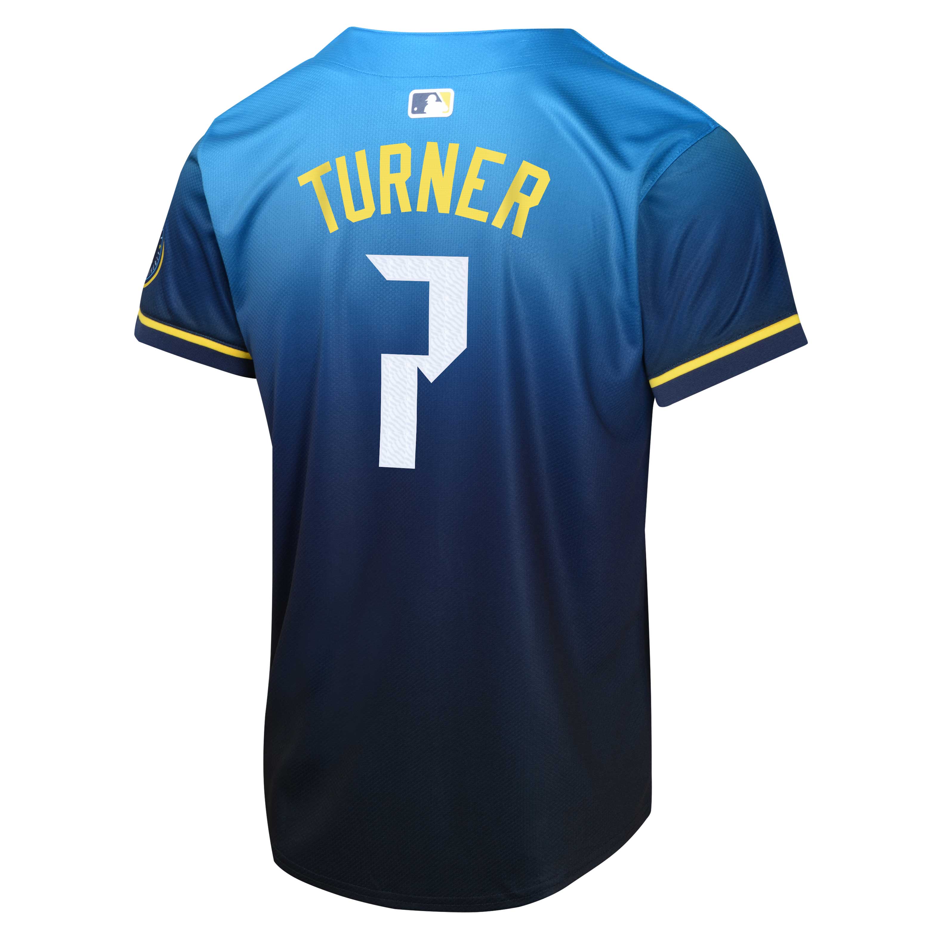 Youth Philadelphia Phillies Trea Turner Nike Blue 2024 City Connect Limited Player Jersey